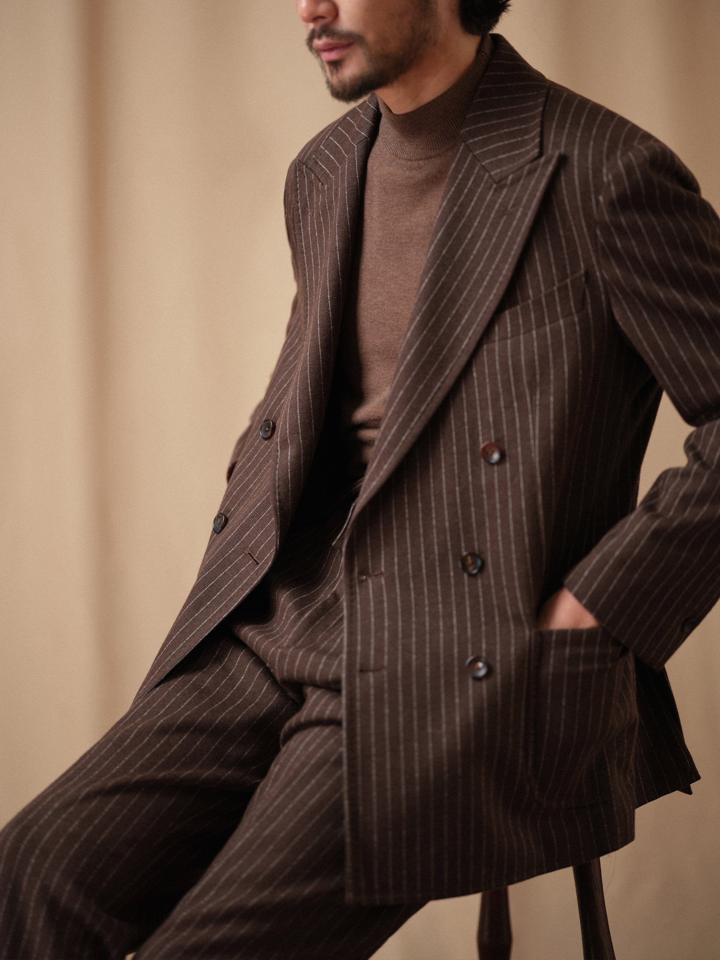 Men's 12-Gauge Lambswool Turtleneck Sweater