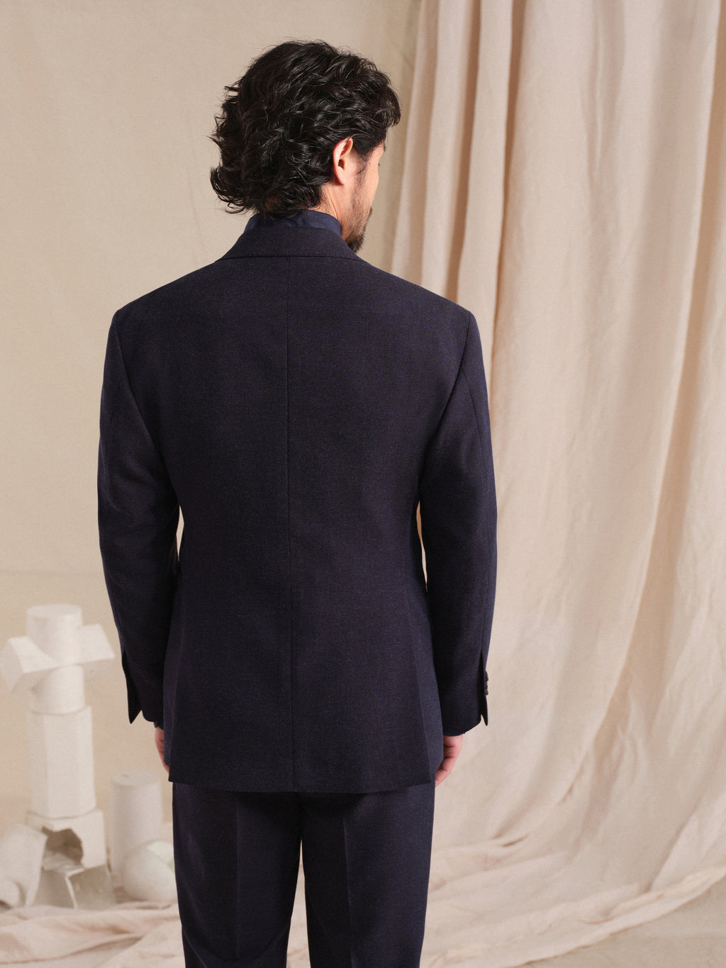 Men's Old Money Style Earth Tone Linen-Blend Breathable Suit Set