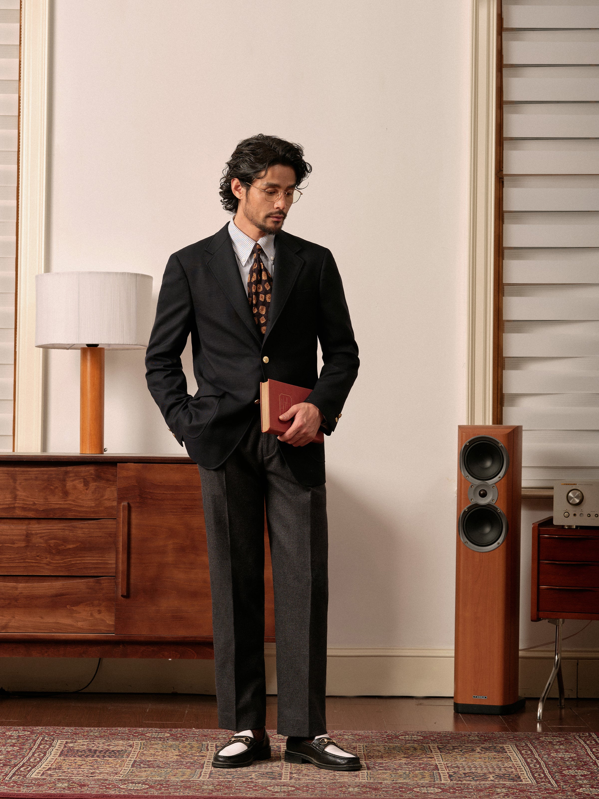 Men's Striped Oxford Button-Down Shirt