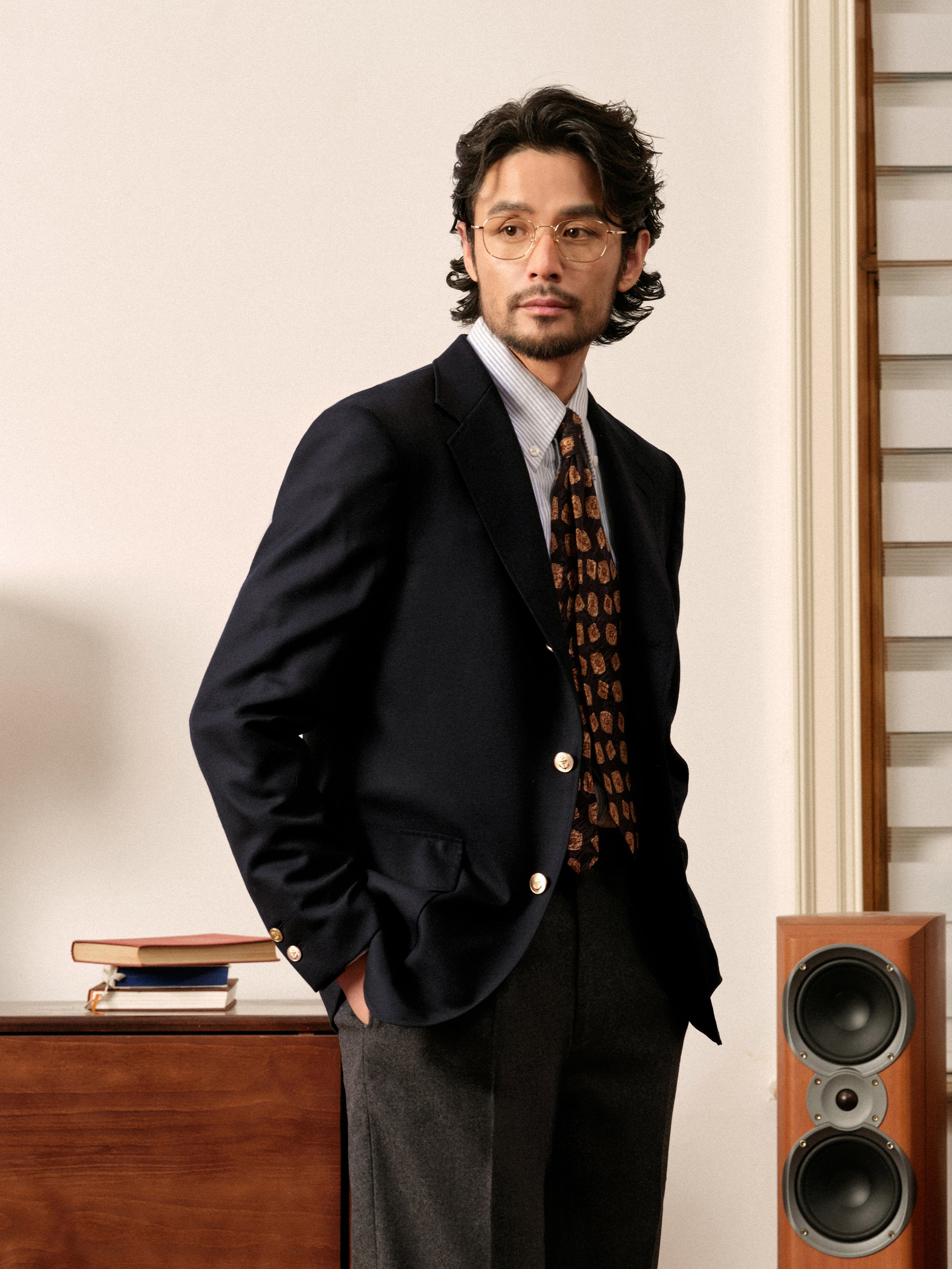 Men's Fine Spun 50% Wool Ivy Style Casual Blazer