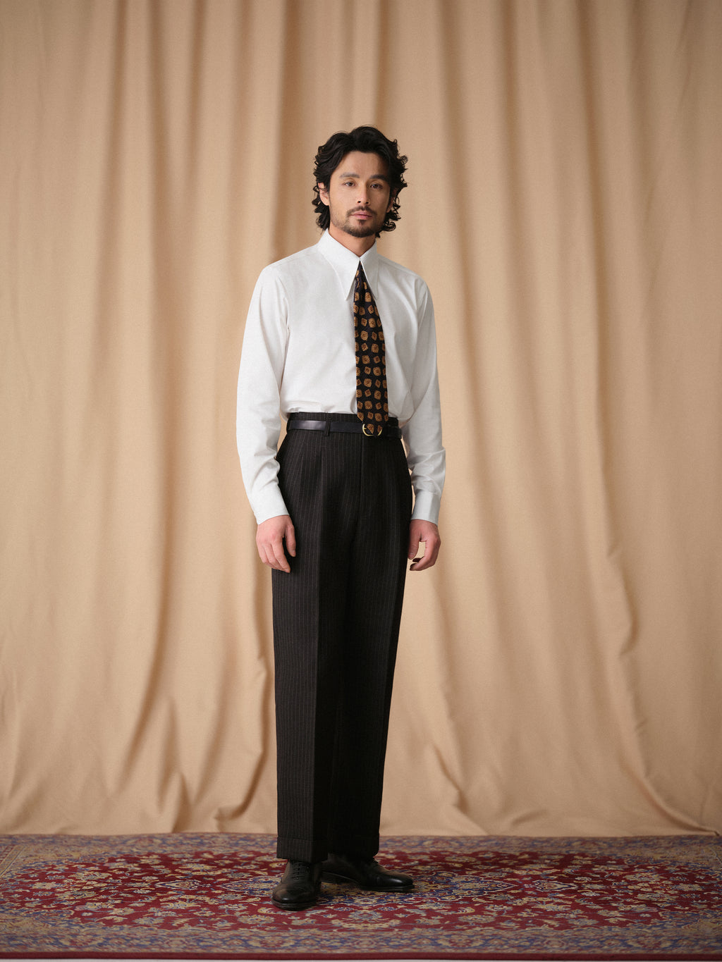 Men's Vintage White Dress Shirt