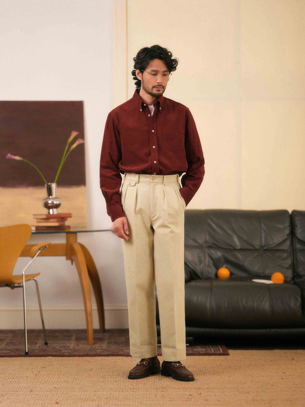 Vintage Ivy Button-Down Shirt