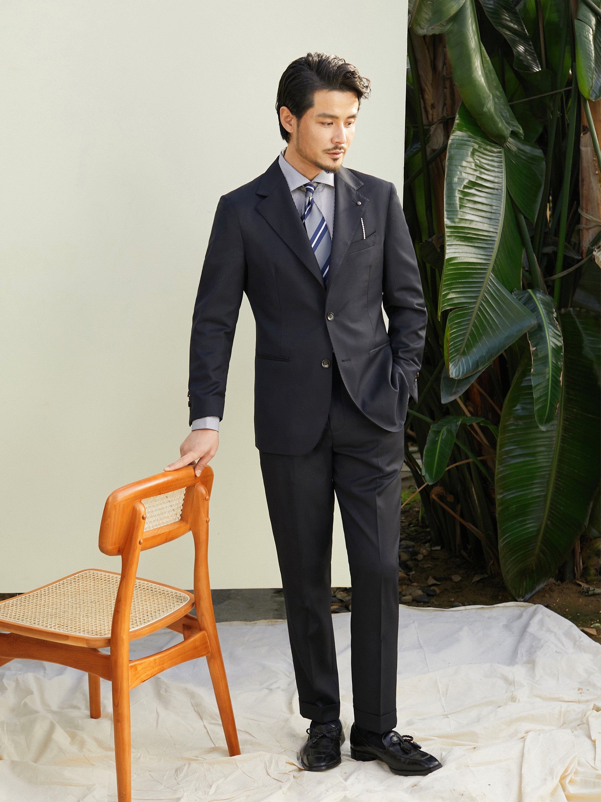 Men's Wool Italian Style Casual Suit (Business / Wedding)