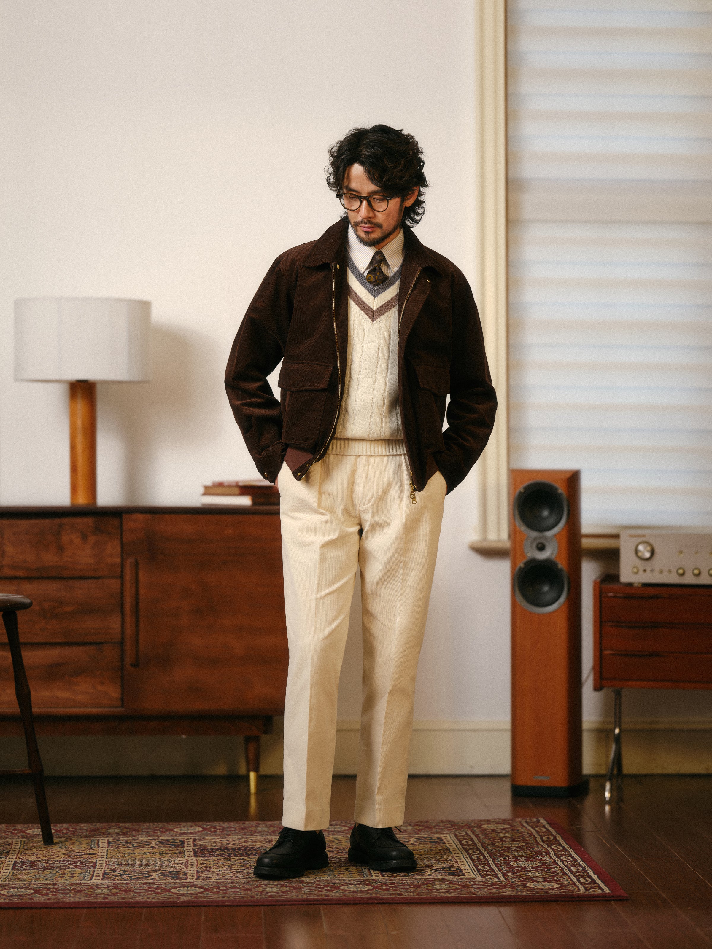 Men's Premium Cotton Corduroy A2 Flight Jacket