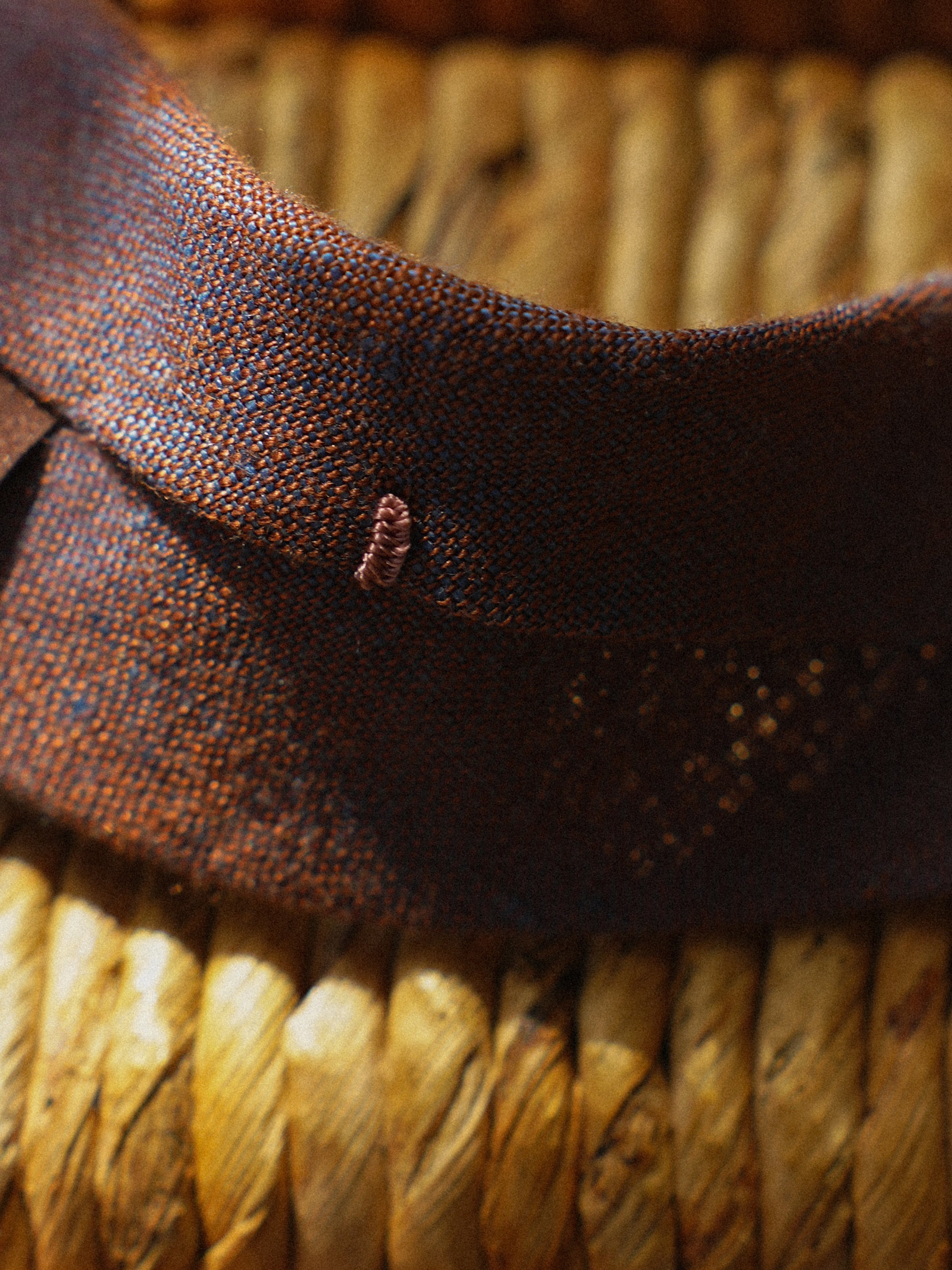 Retro Naples Handmade Linen Tie