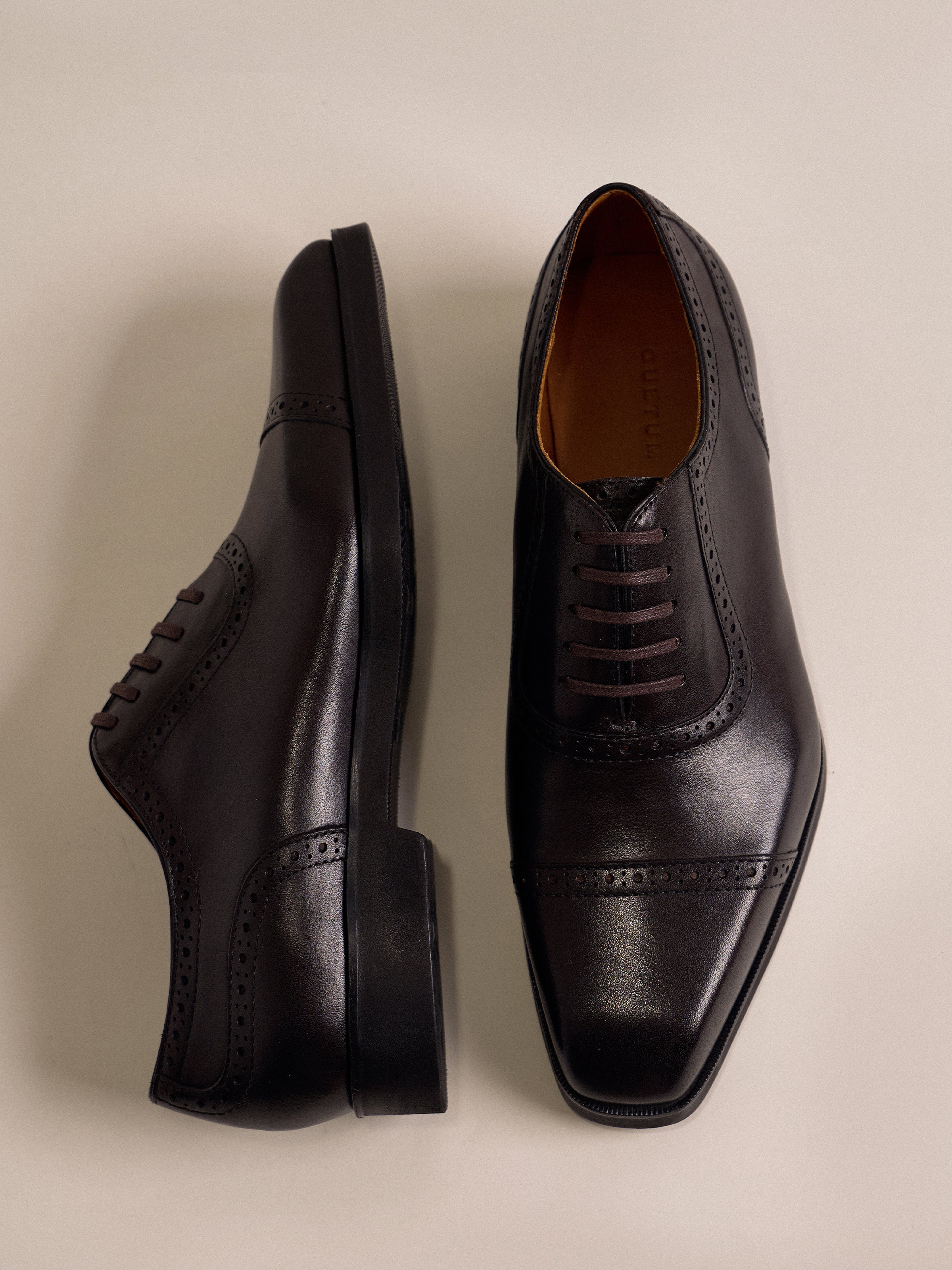 Men's Vintage Brogue Oxford Dress Shoes