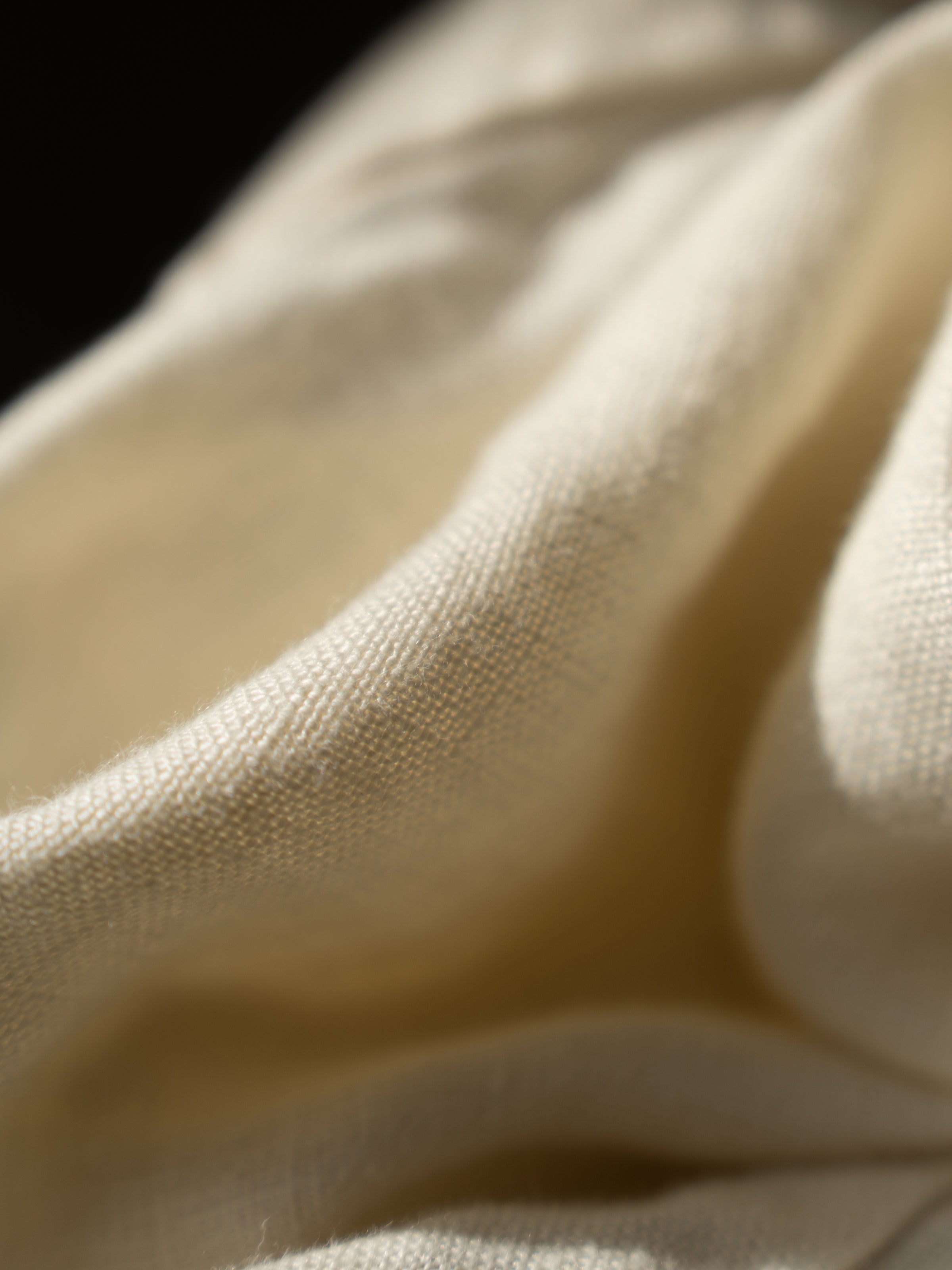 Off-White Normandy Linen Pleated Bermuda Shorts