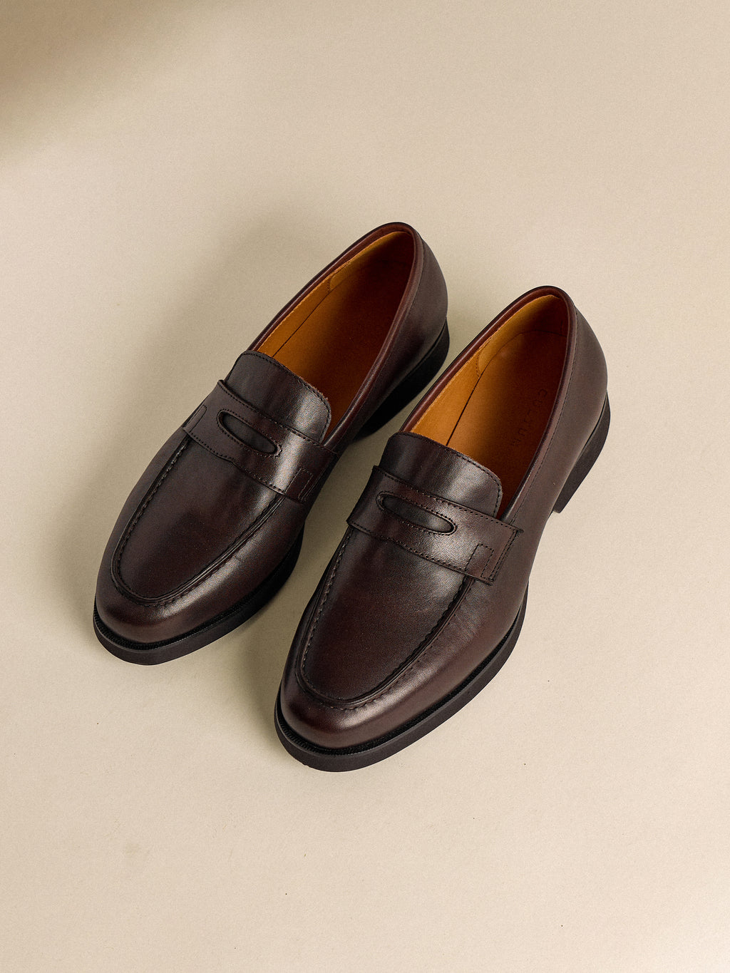 Genuine Leather Slip-On for Business Casual
