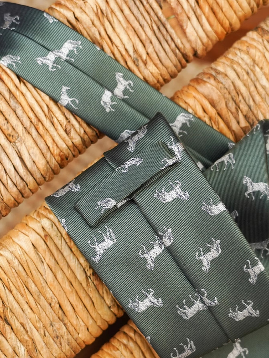 Vintage Casual Full-Lined 8CM Animal Print Tie