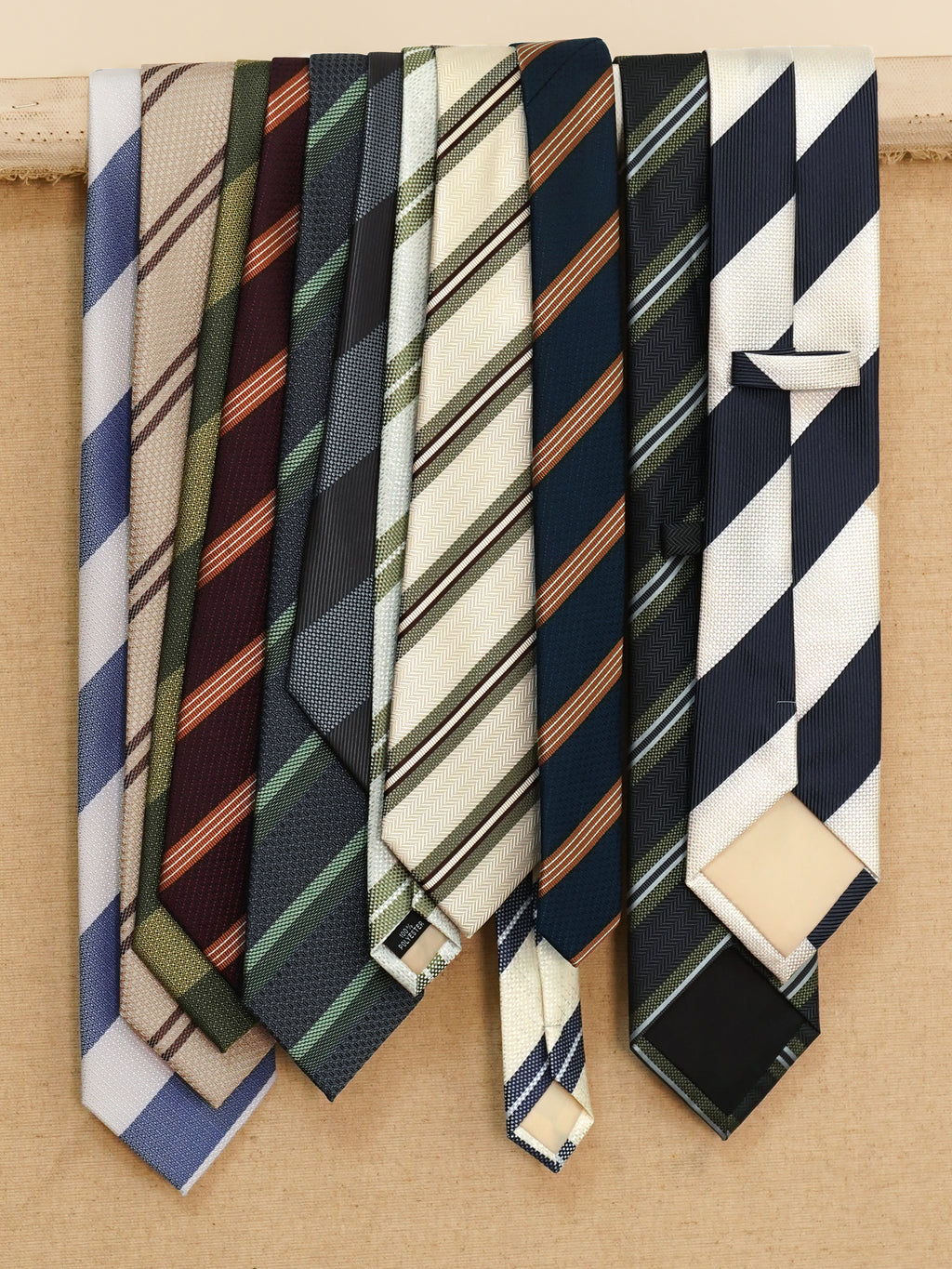 Vintage 8CM Textured Twill Tie