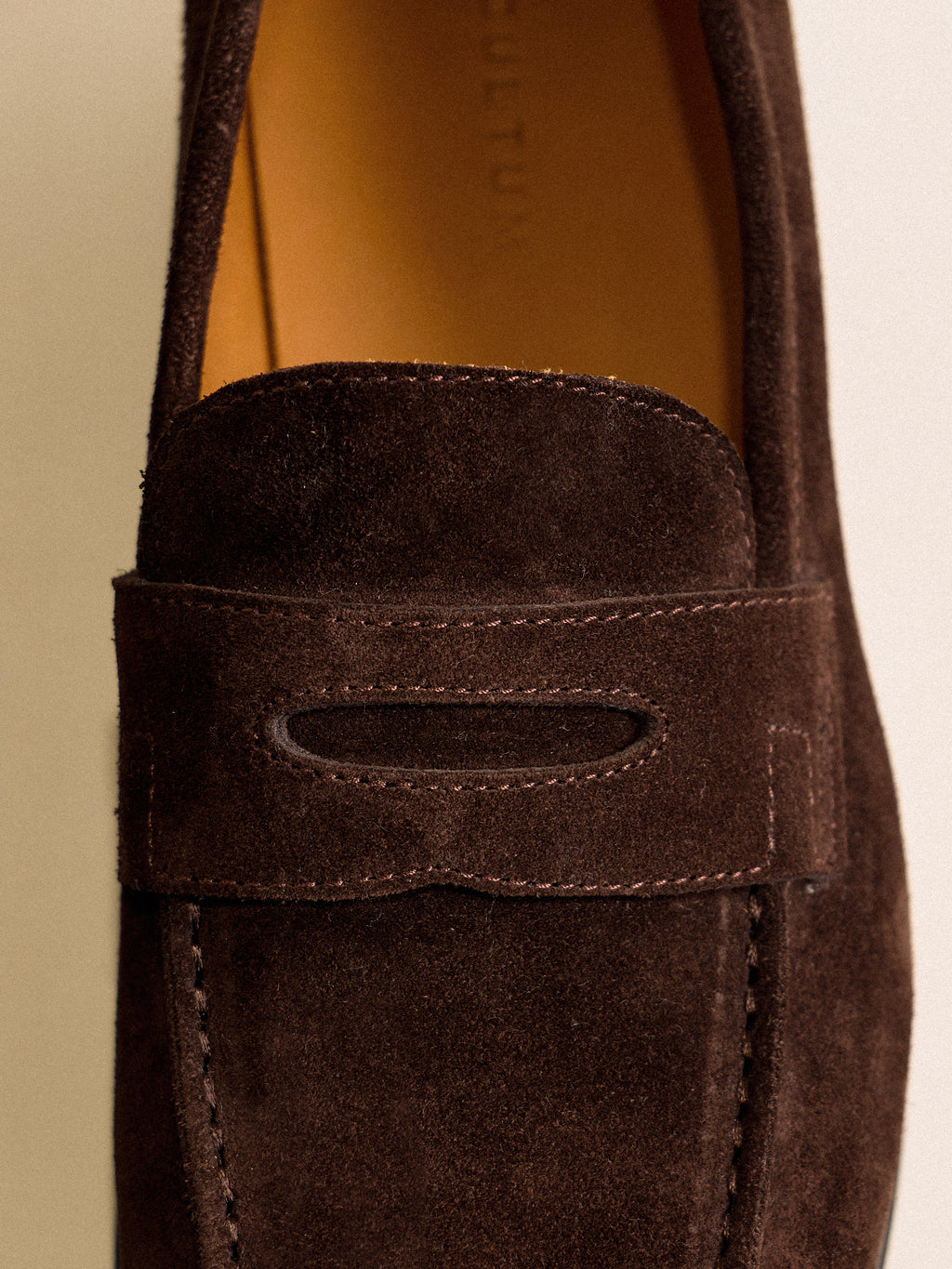 Genuine Leather Slip-On for Business Casual