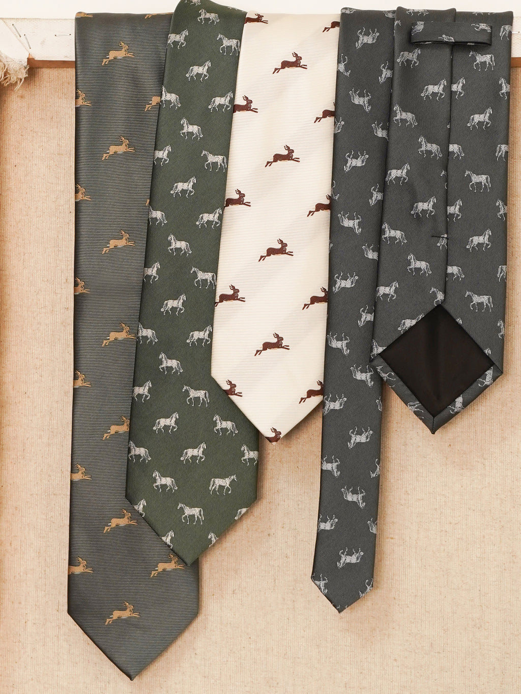 Vintage Casual Full-Lined 8CM Animal Print Tie