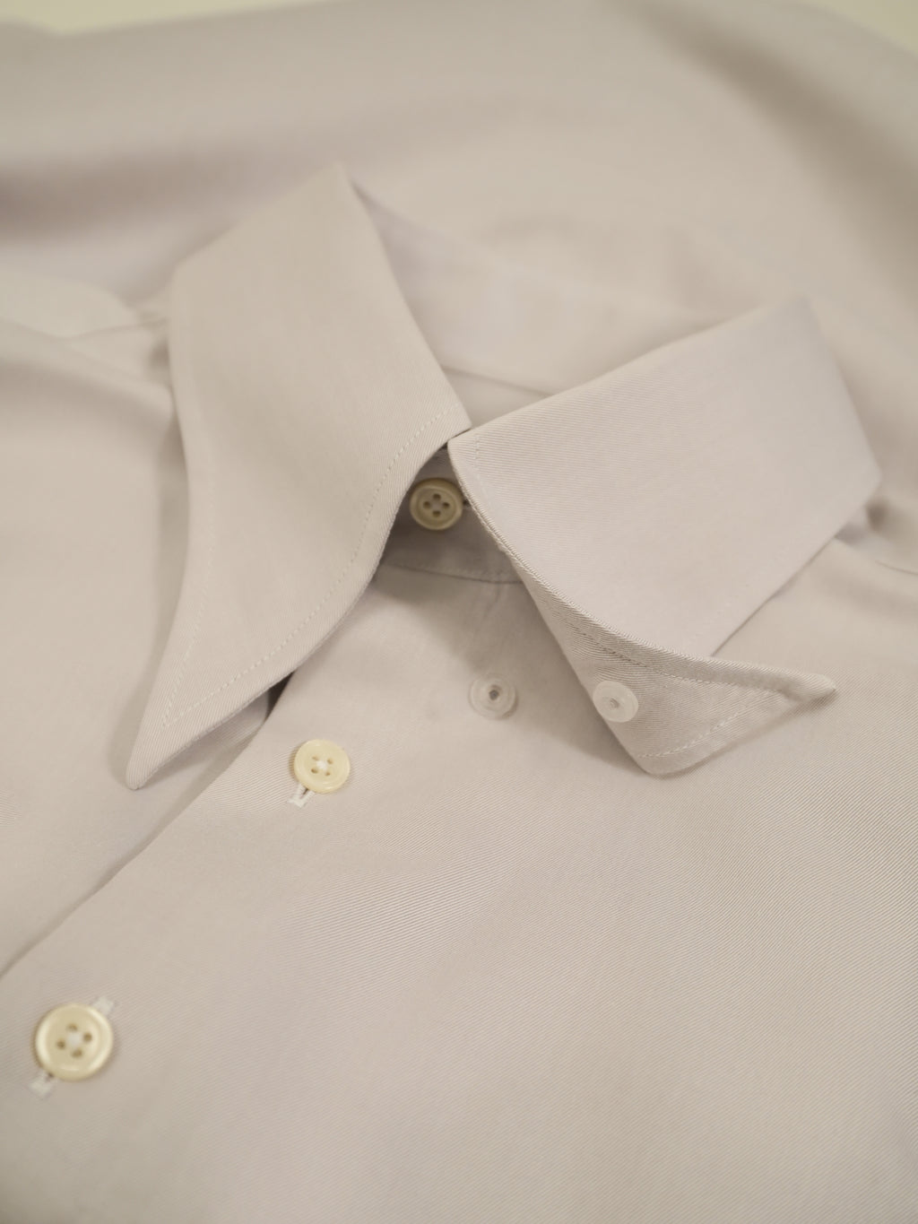 Men's Lu Thai 140s Non-Iron Long Point Collar Shirt