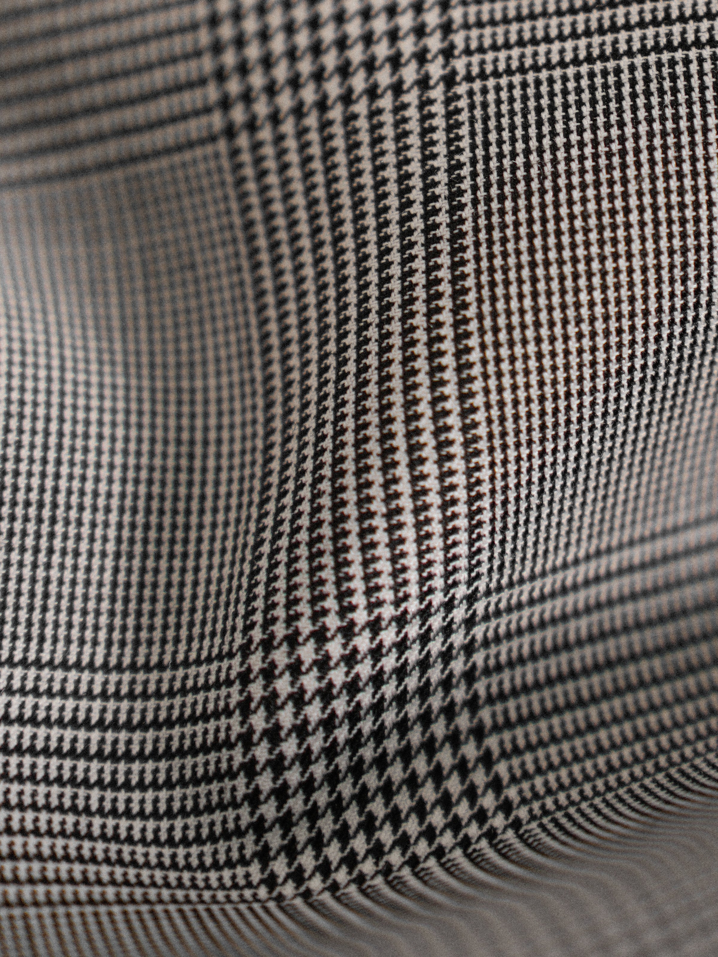 Men's 90s Merino Prince of Wales Half-Canvas Suit.