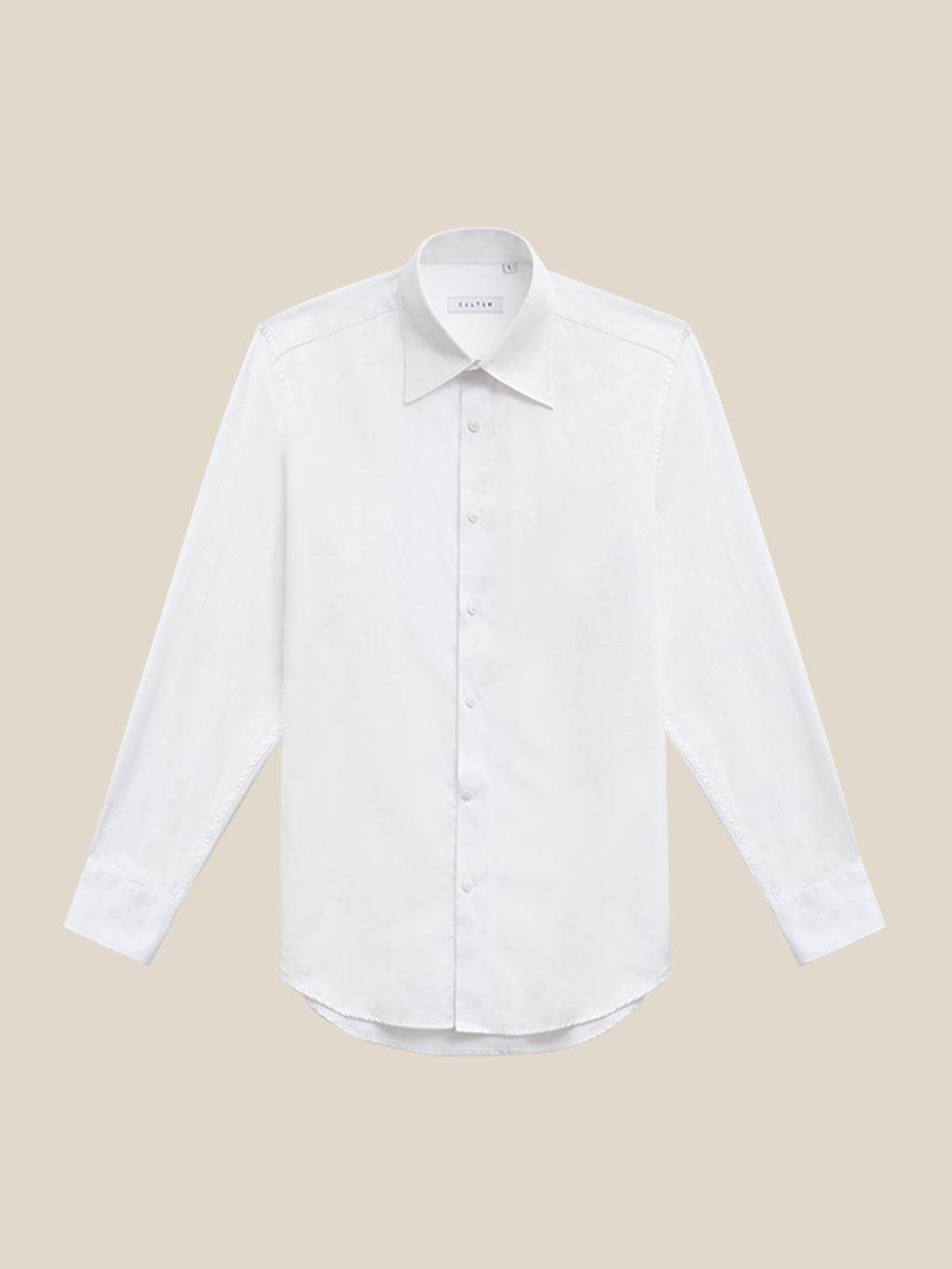 Men's Soft Wrinkle-Resistant White Dress Shirt