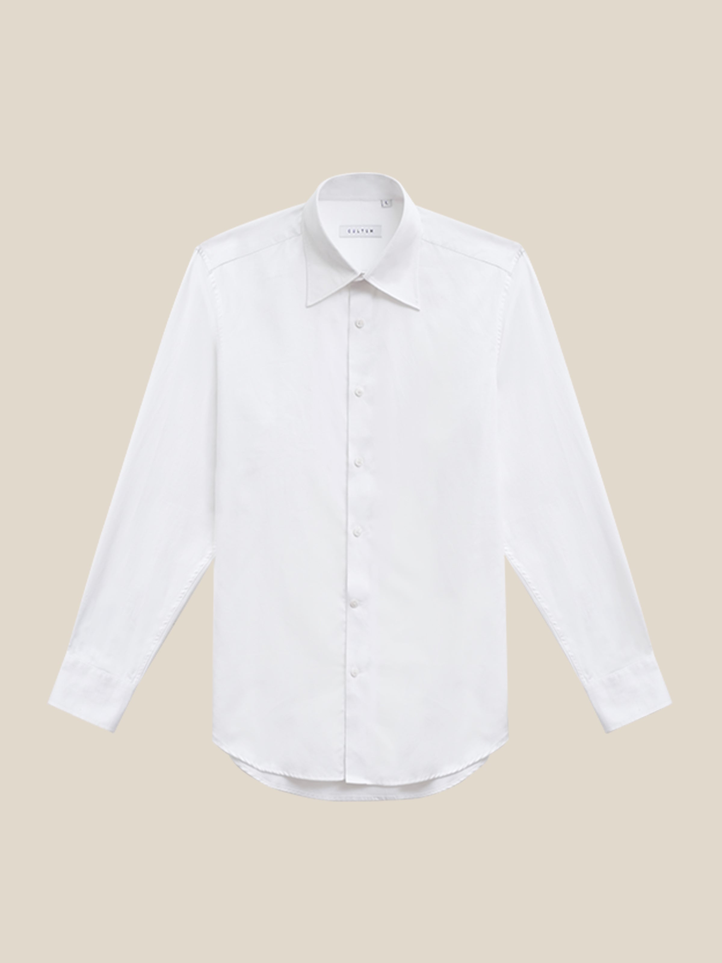 Men's Soft Wrinkle-Resistant White Dress Shirt