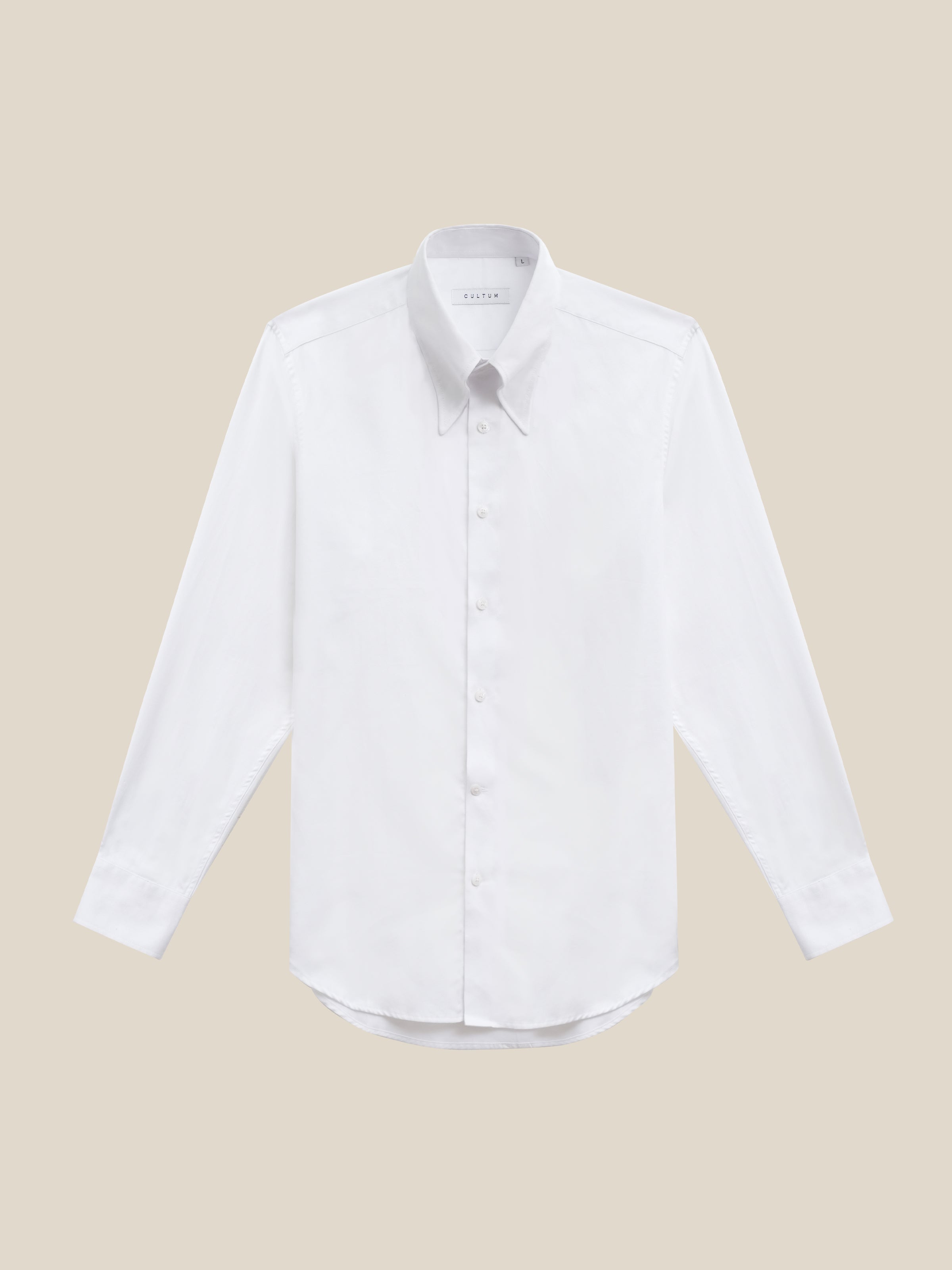 Men's Vintage White Dress Shirt