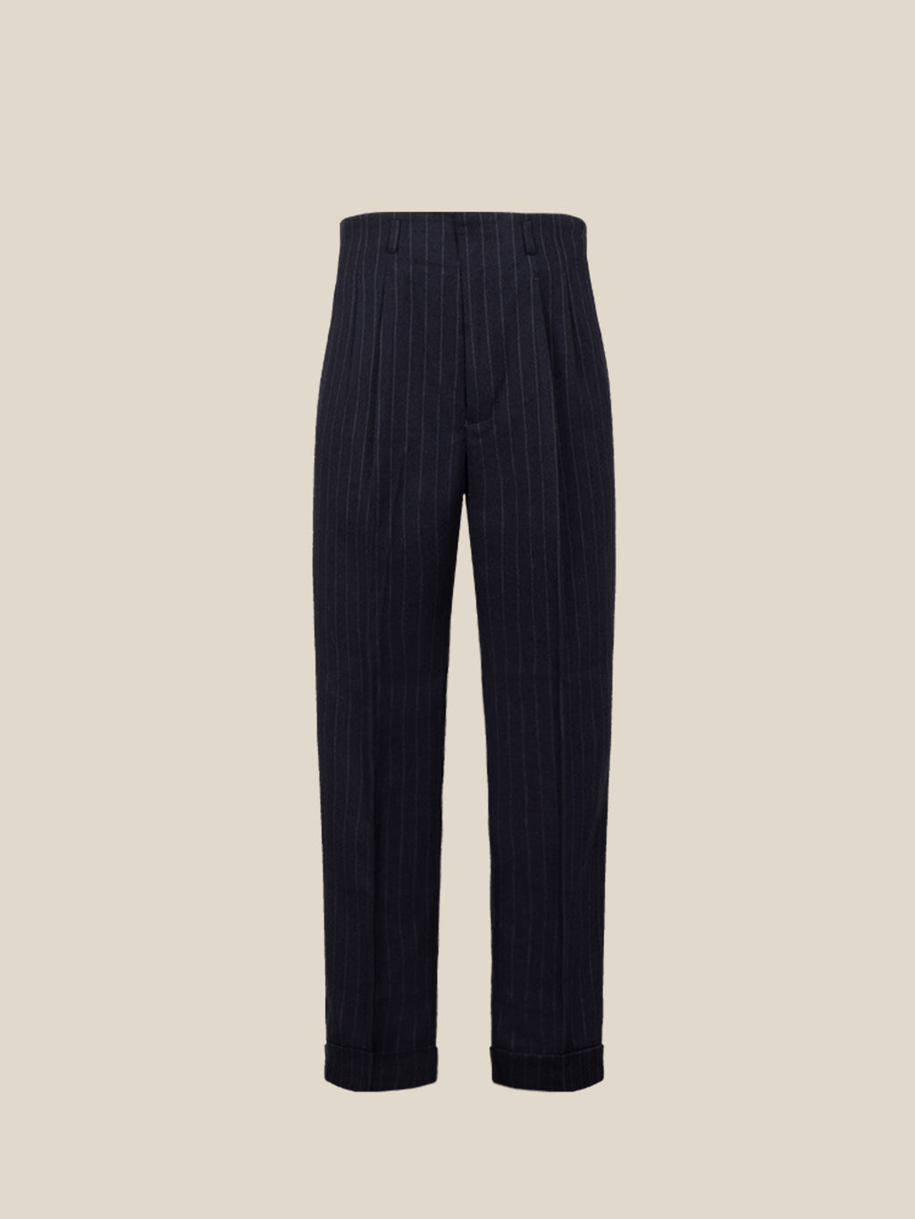 Men's Vintage 453g Pinstripe Double-Breasted Suit
