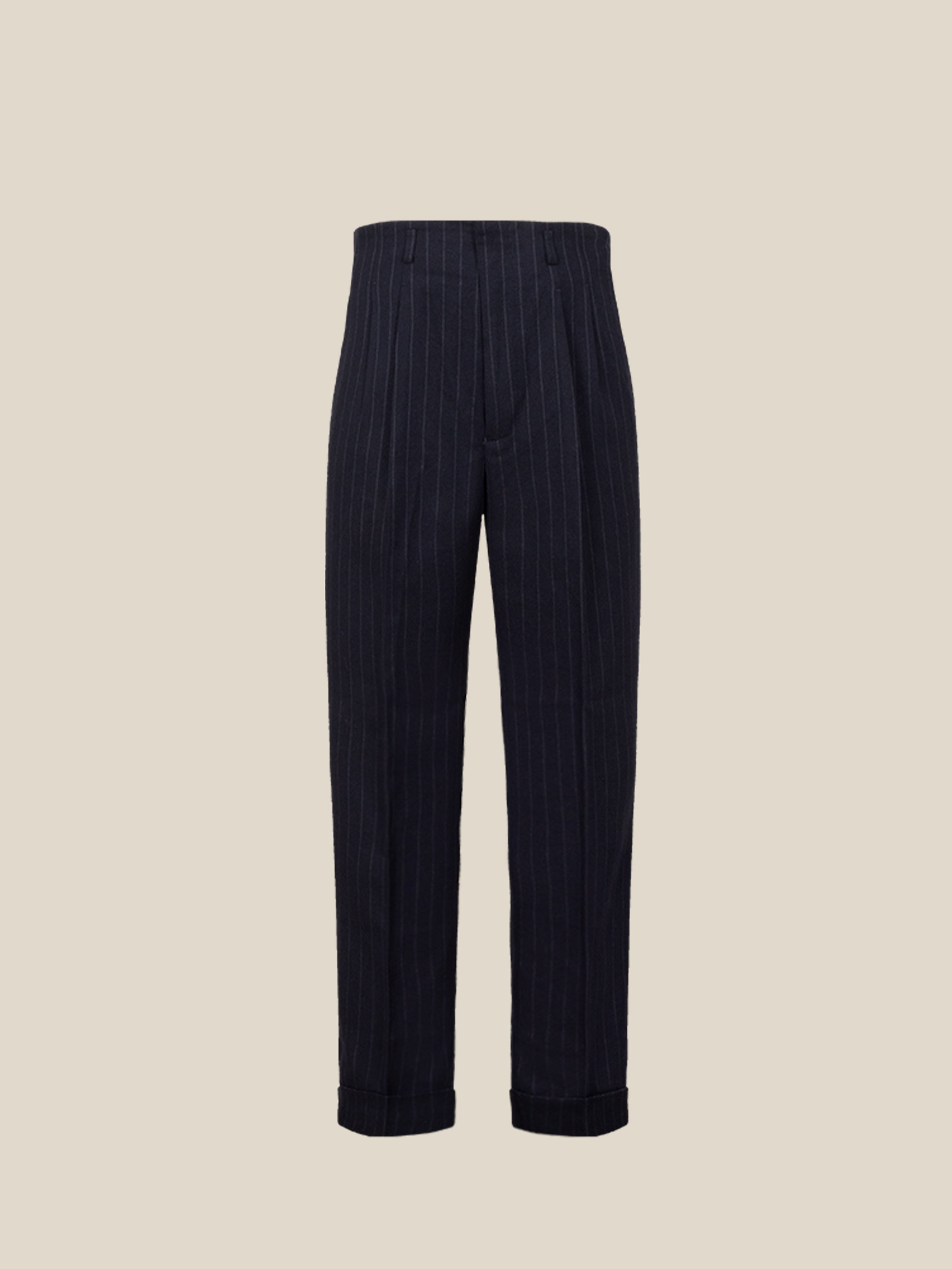 Men's Vintage 453g Pinstripe Double-Breasted Suit