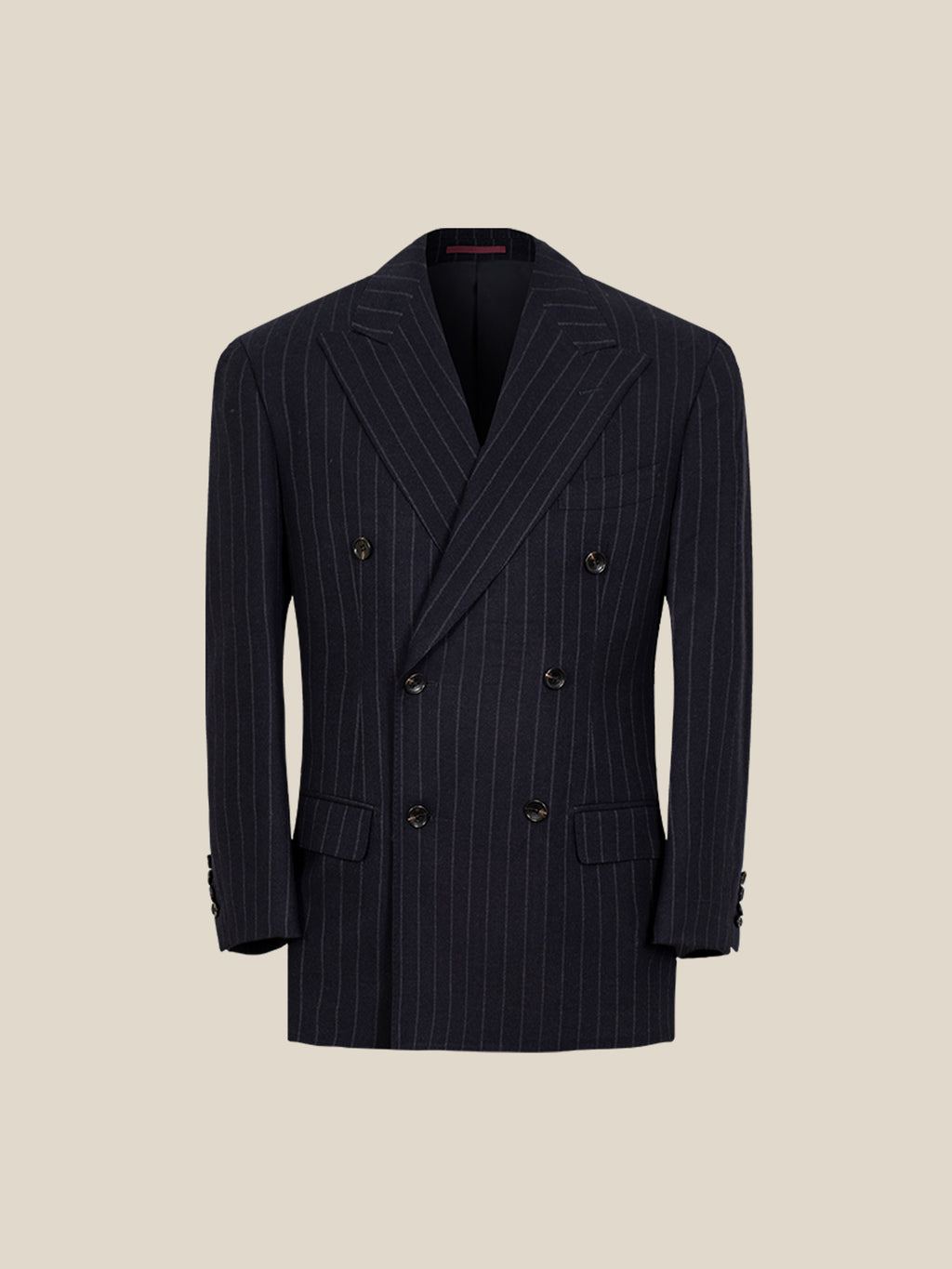 Men's Vintage 453g Pinstripe Double-Breasted Suit