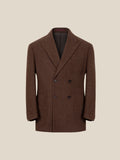 1930s Men's 430g Wool Double-Breasted Suit Jacket