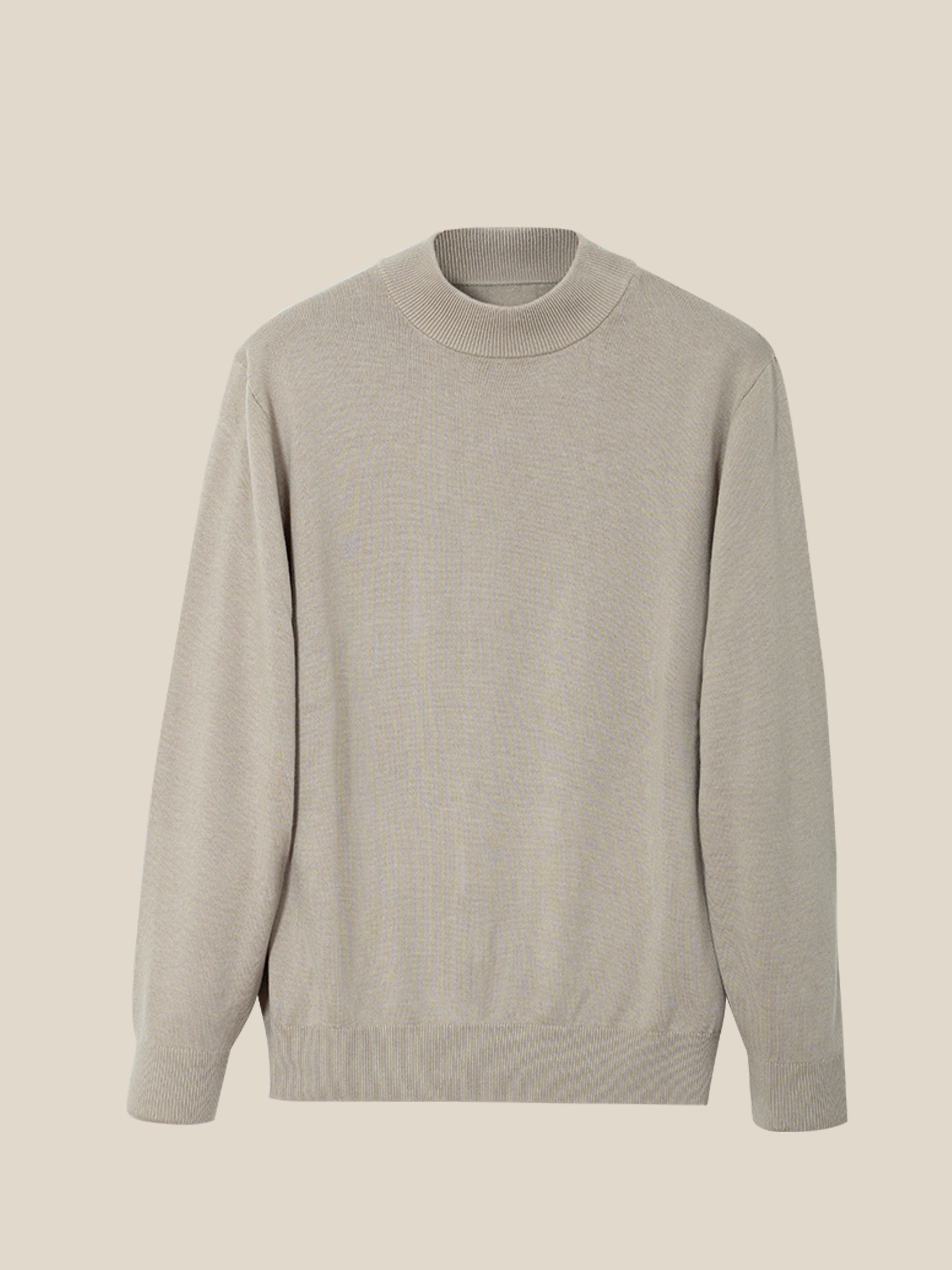 Men's 12-Gauge Lambswool Turtleneck Sweater