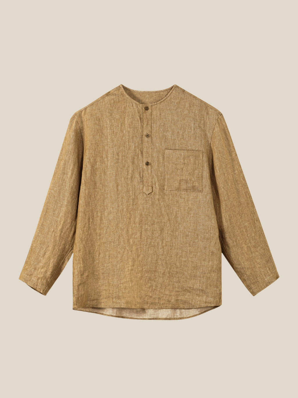 Men's Retro Half-Placket Shirt