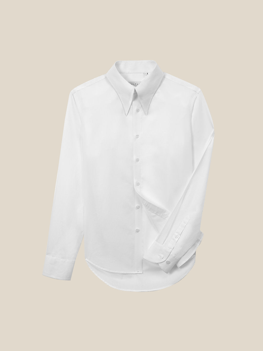 Men's Italian Long Point Collar Wrinkle-Free Shirt