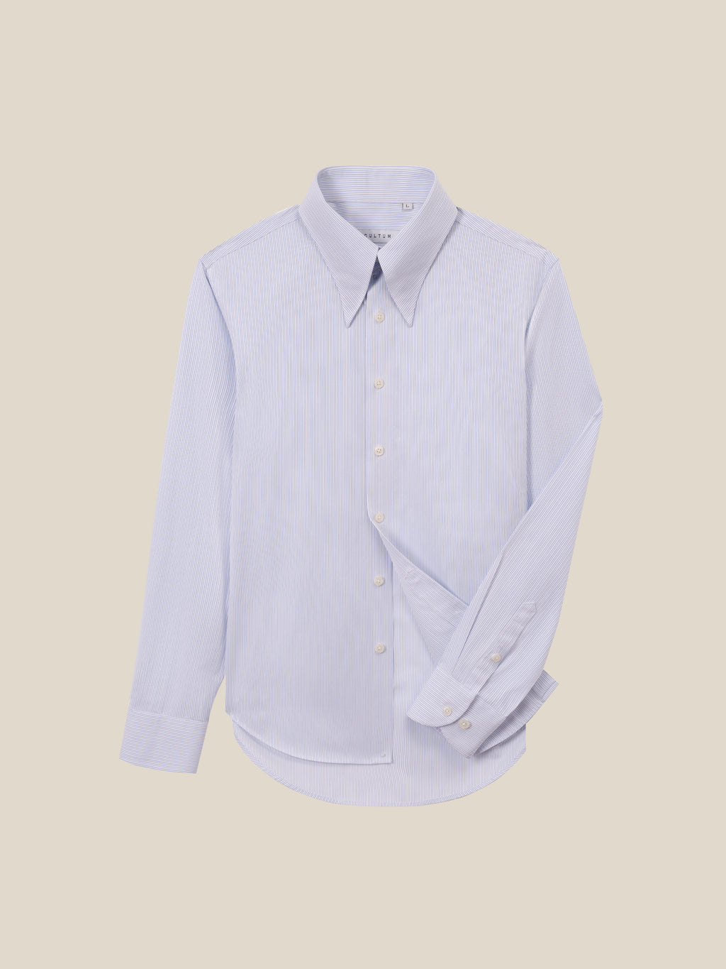 Men's Italian Long Point Collar Wrinkle-Free Shirt