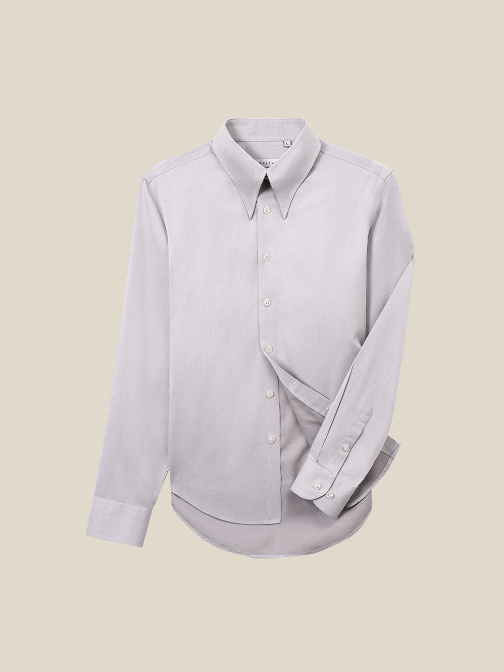 Men's Lu Thai 140s Non-Iron Long Point Collar Shirt