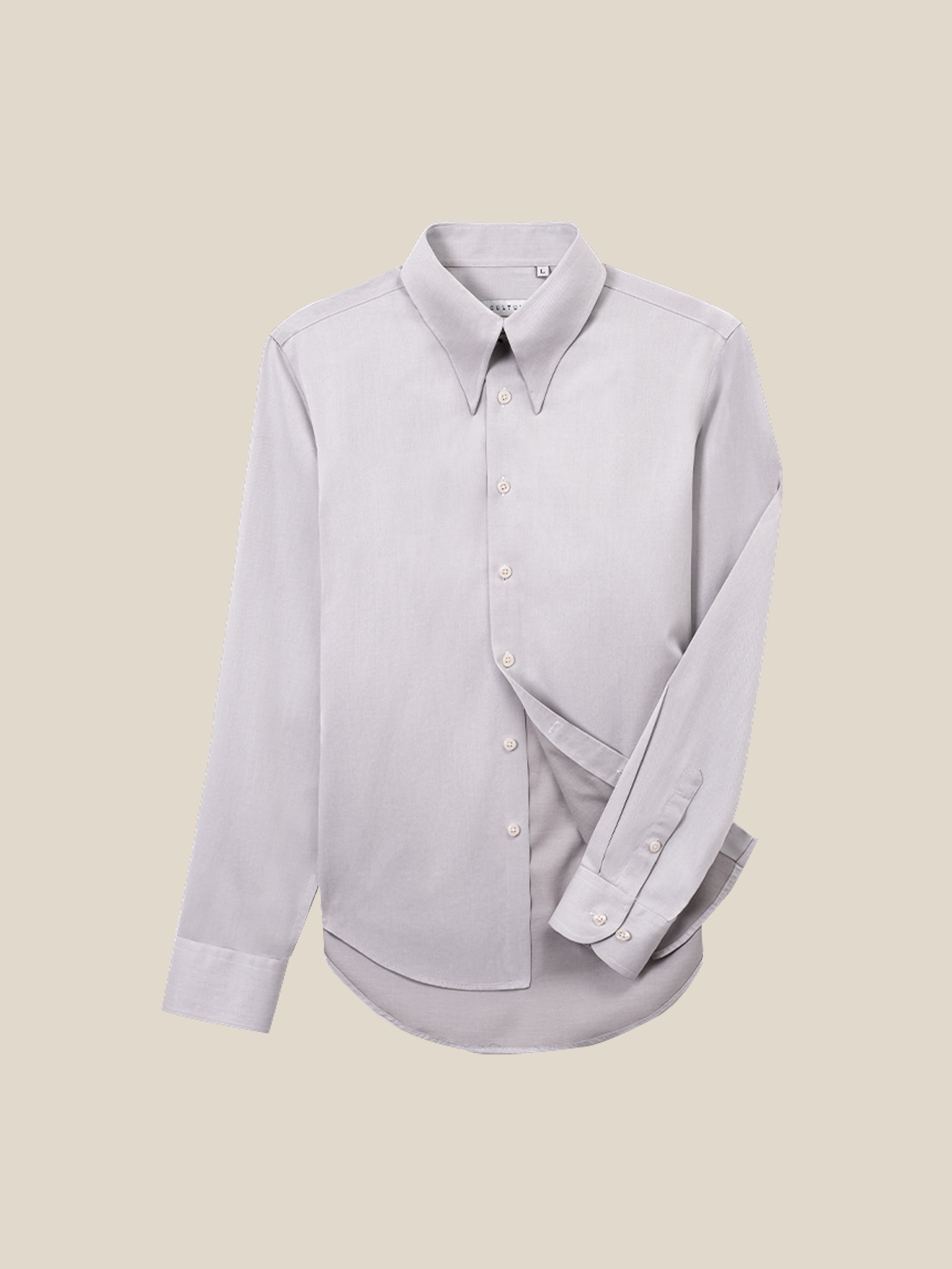 Men's Lu Thai 140s Non-Iron Long Point Collar Shirt
