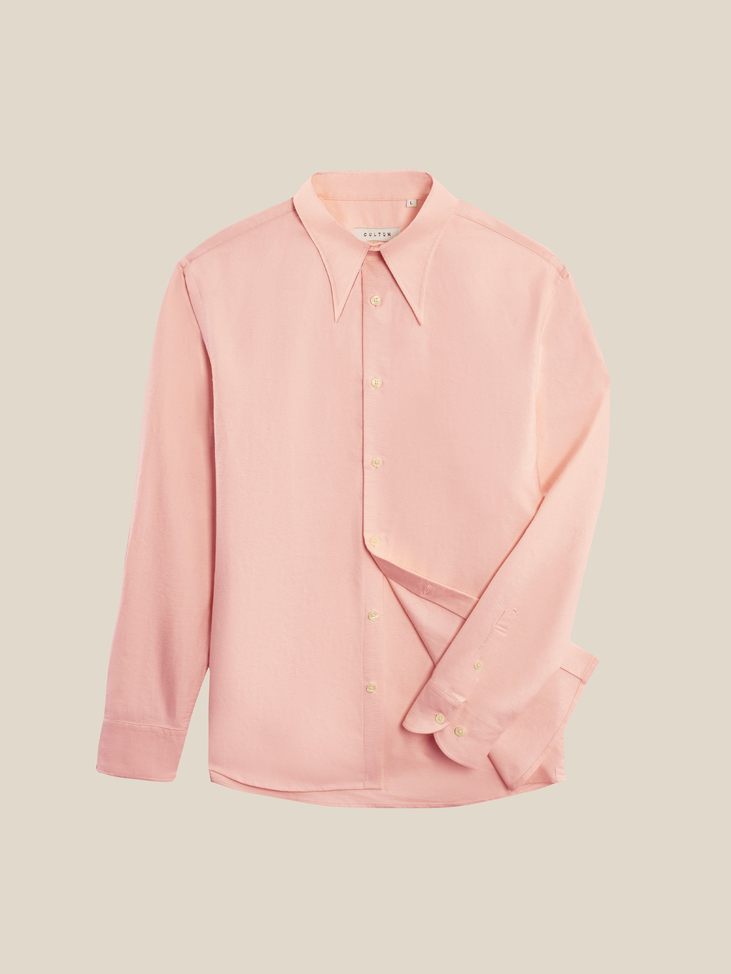 Men's Vintage Long Point Collar Oxford Shirt