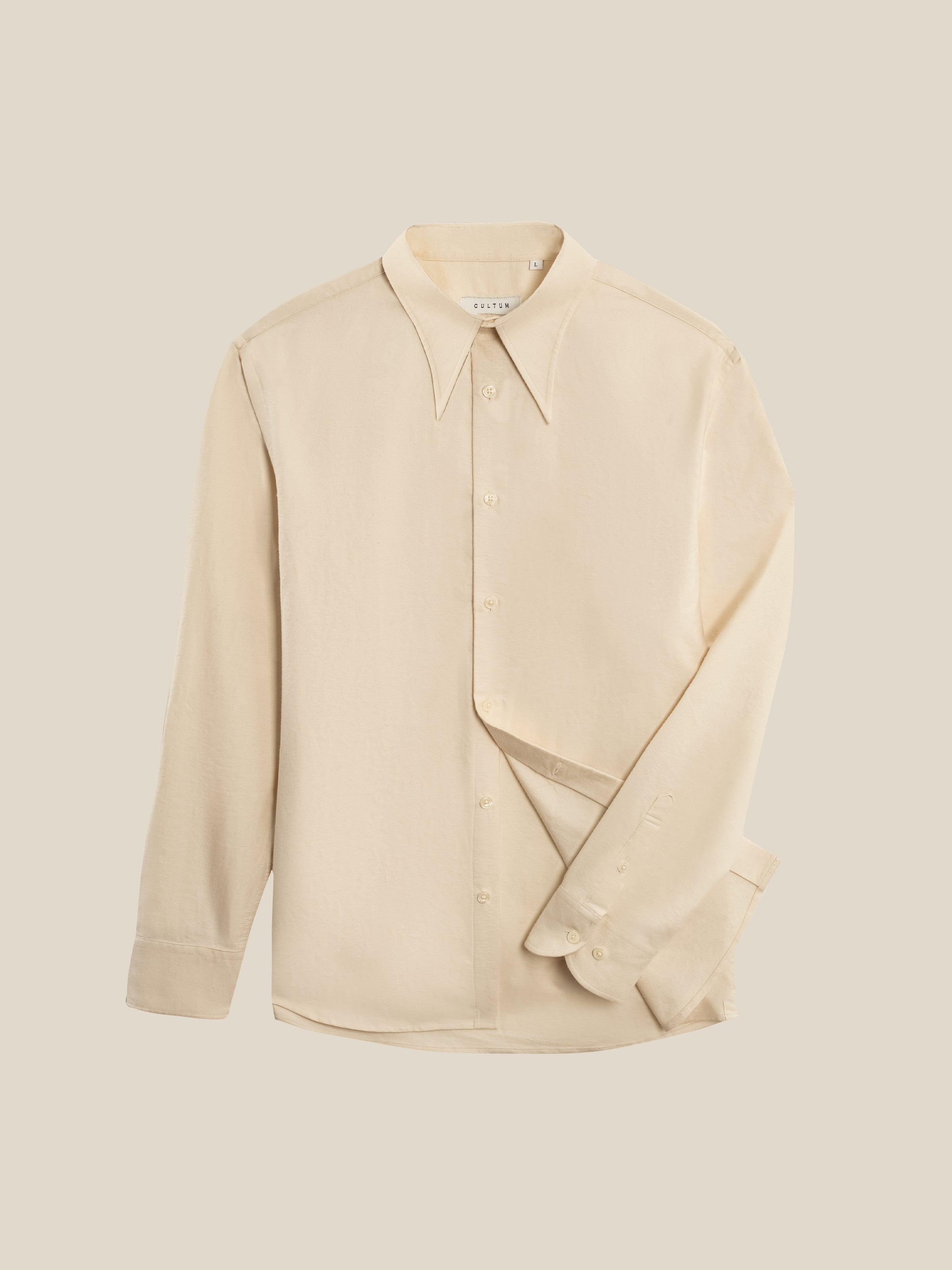 Men's Vintage Long Point Collar Oxford Shirt