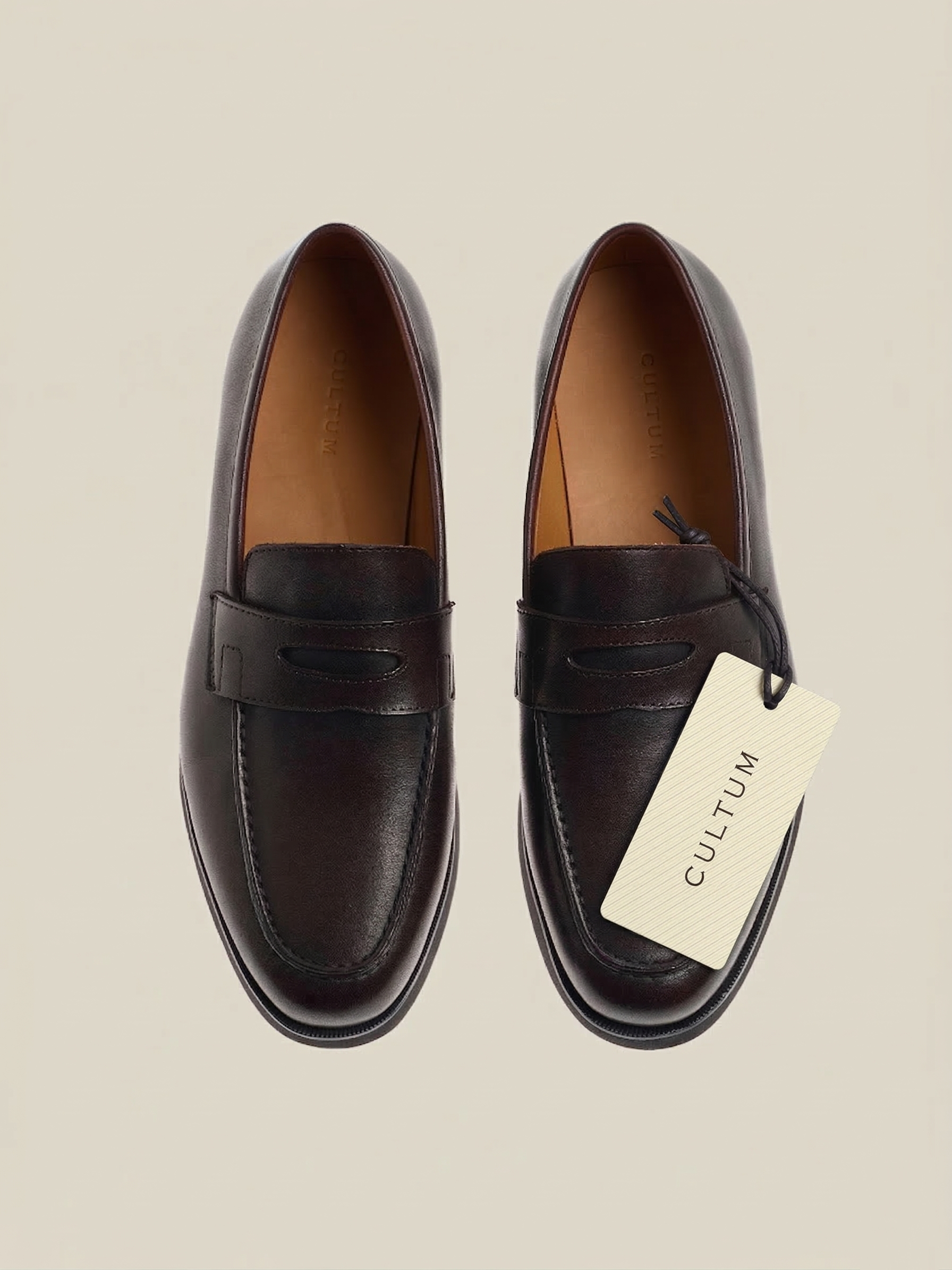 CULTUM Genuine Leather Slip-On for Business Casual