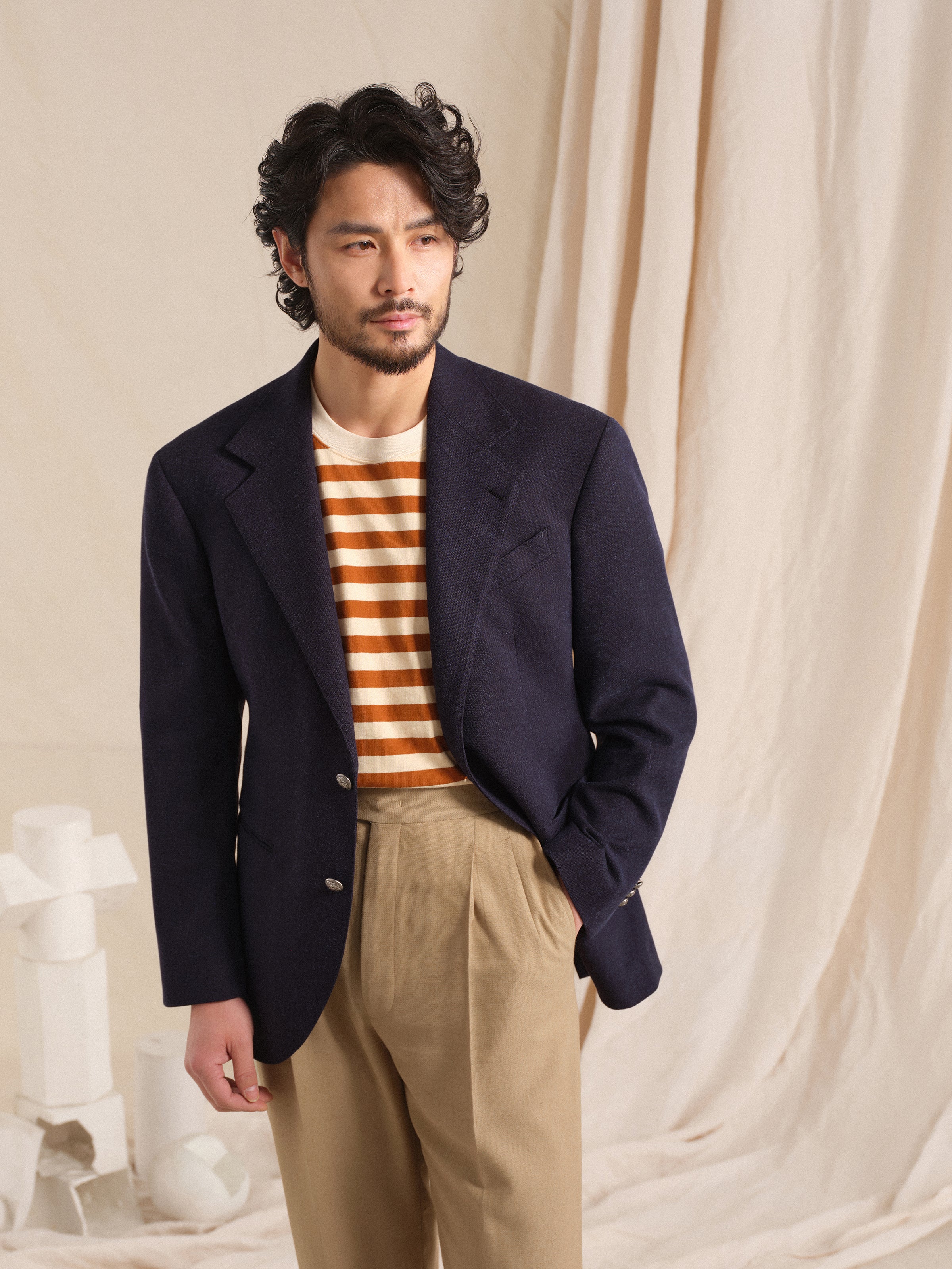 Men's Classic Breathable Linen Blend Blazer