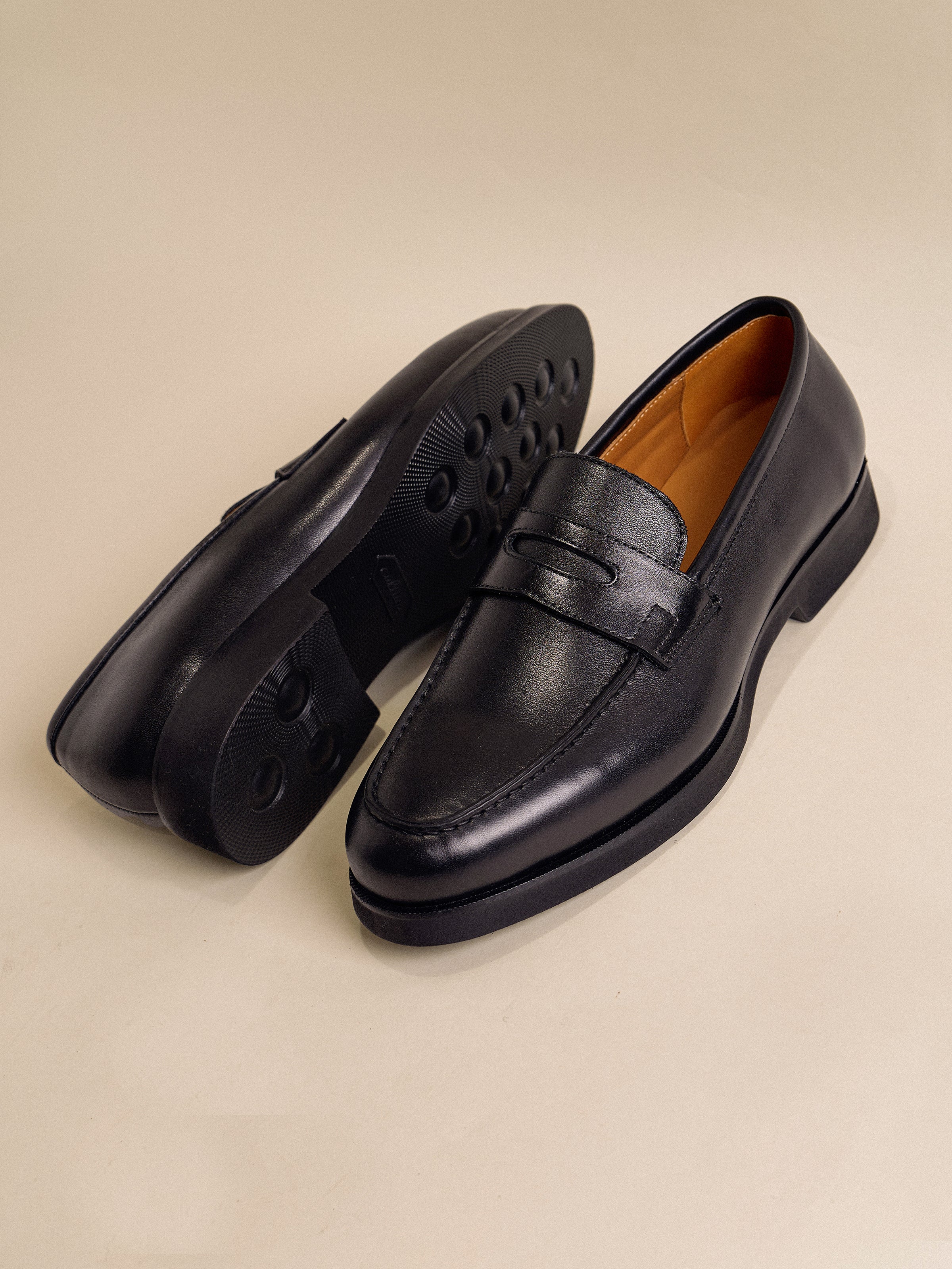 Genuine Leather Slip-On for Business Casual