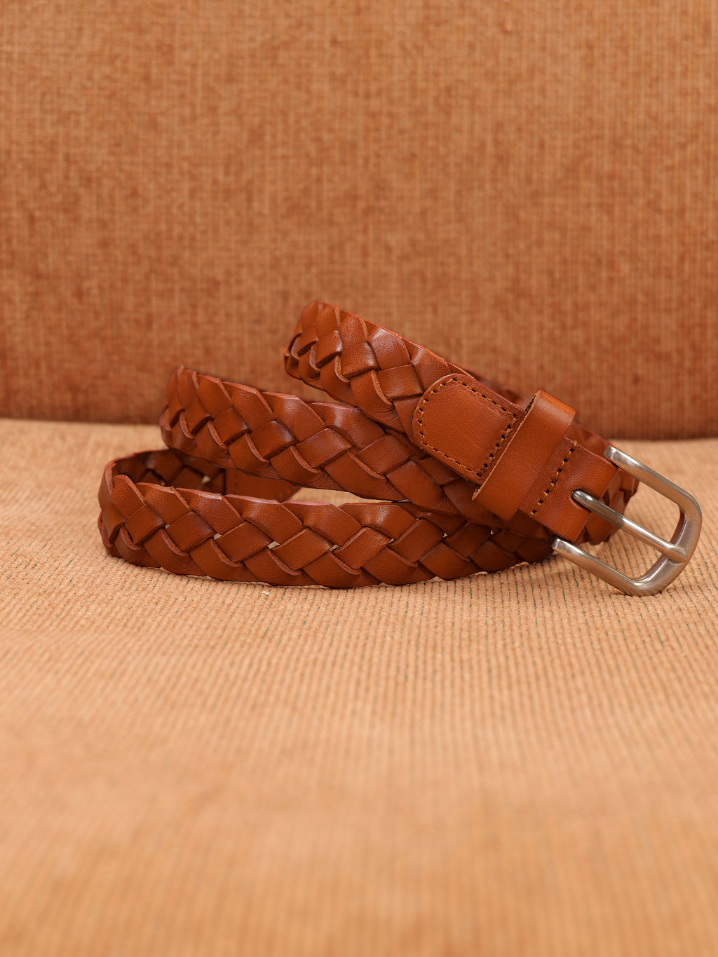 Vintage Versatile Woven Leather Belt