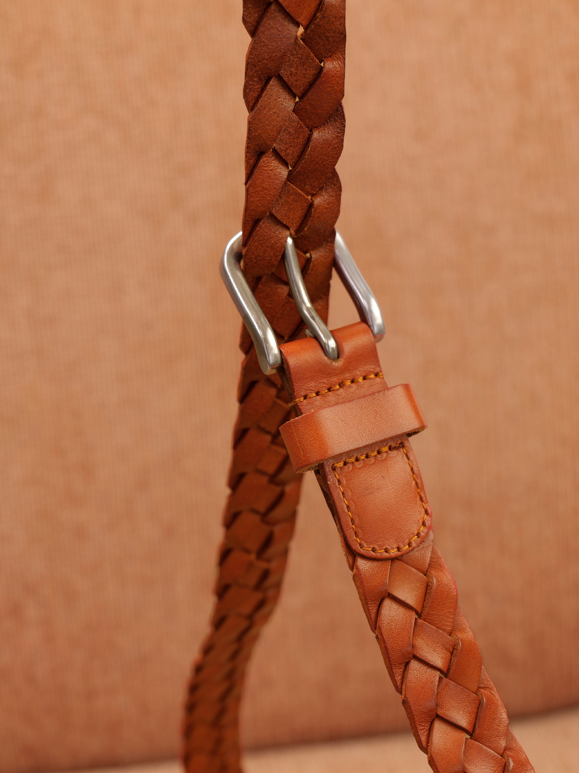 Vintage Versatile Woven Leather Belt