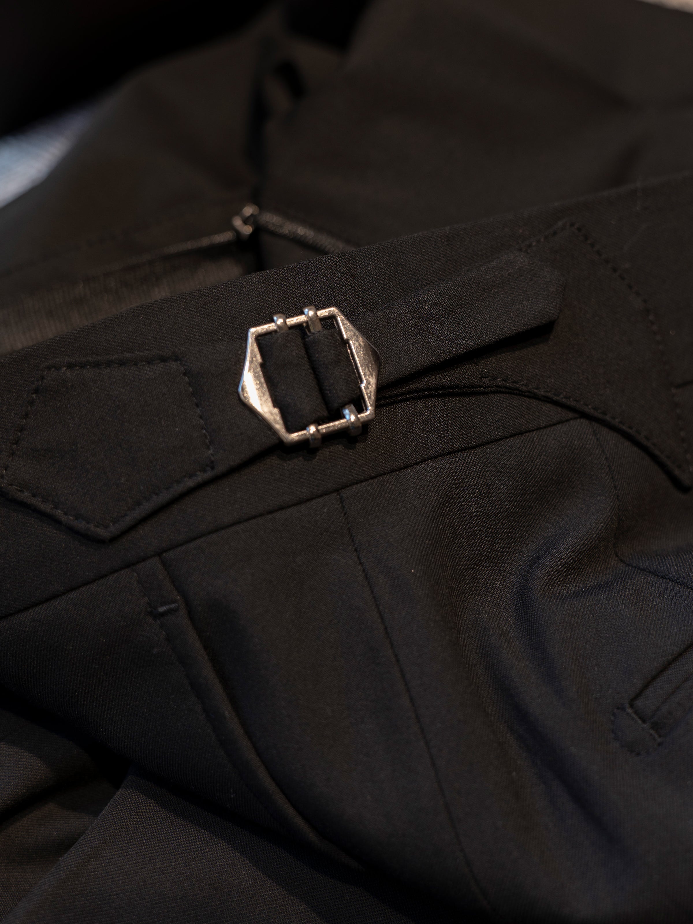 Men's Slim Fit Pure Black Single Pleat Tuxedo Trousers (Business/Casual/Wedding/Formal)