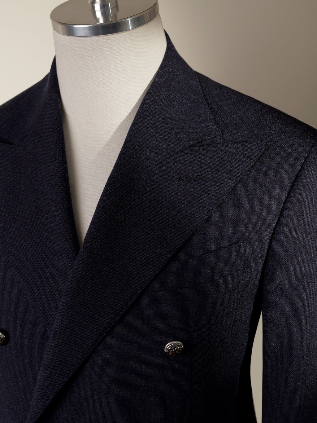 Men's Breathable Linen Blend Double-Breasted Blazer