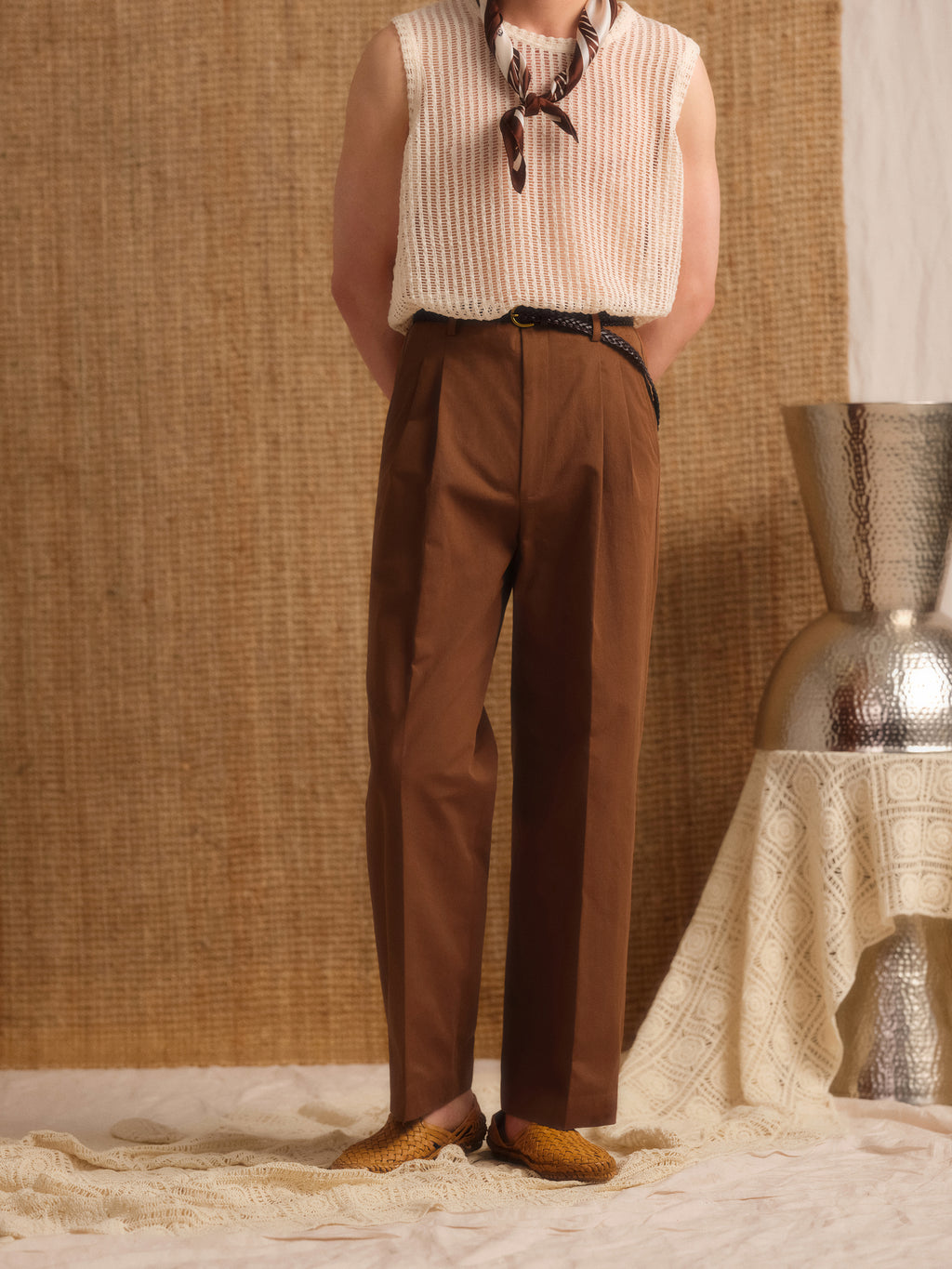 Straight-Leg Dress Pants - Hollywood Style