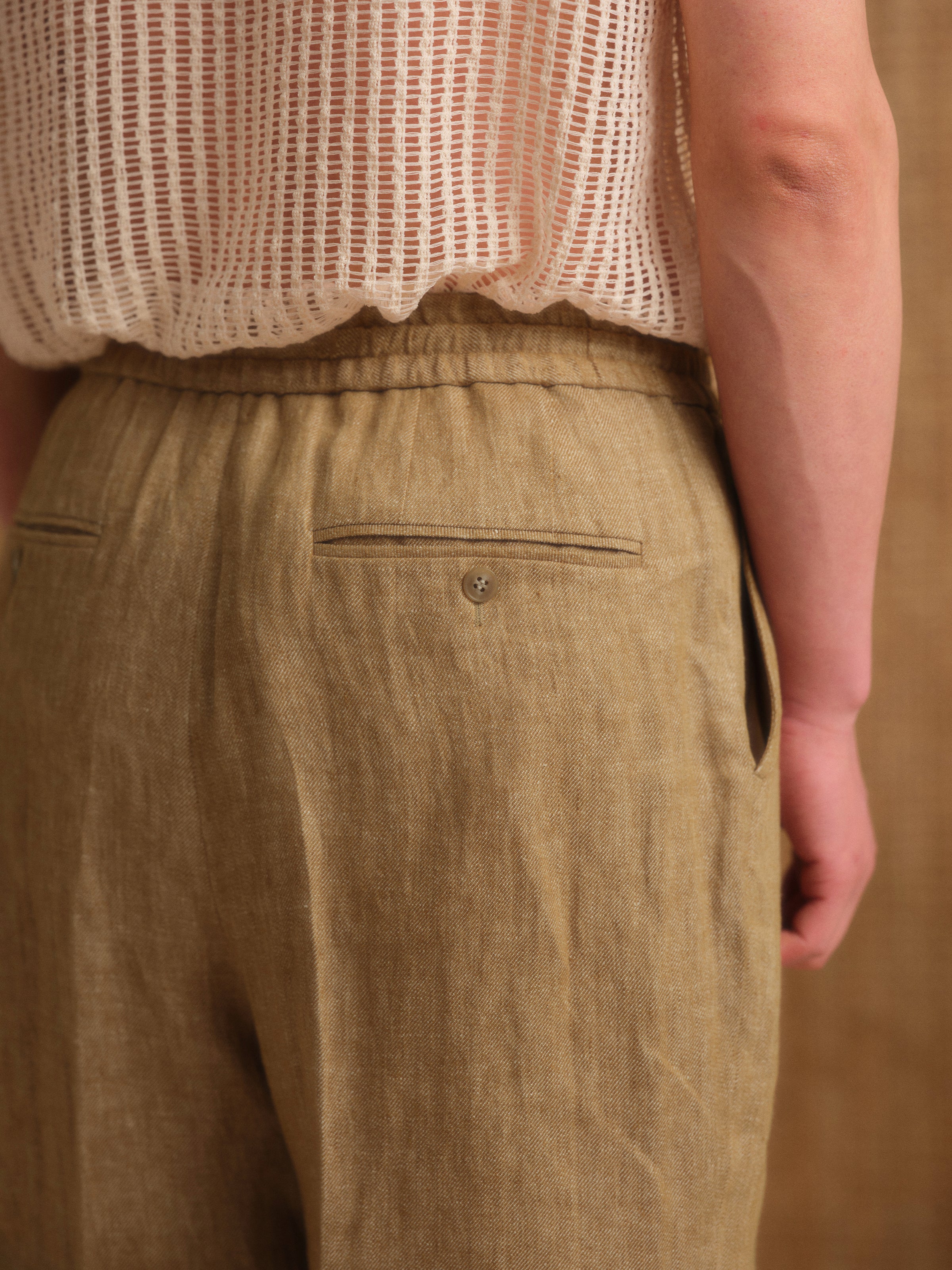 Washed Linen Beach Shorts