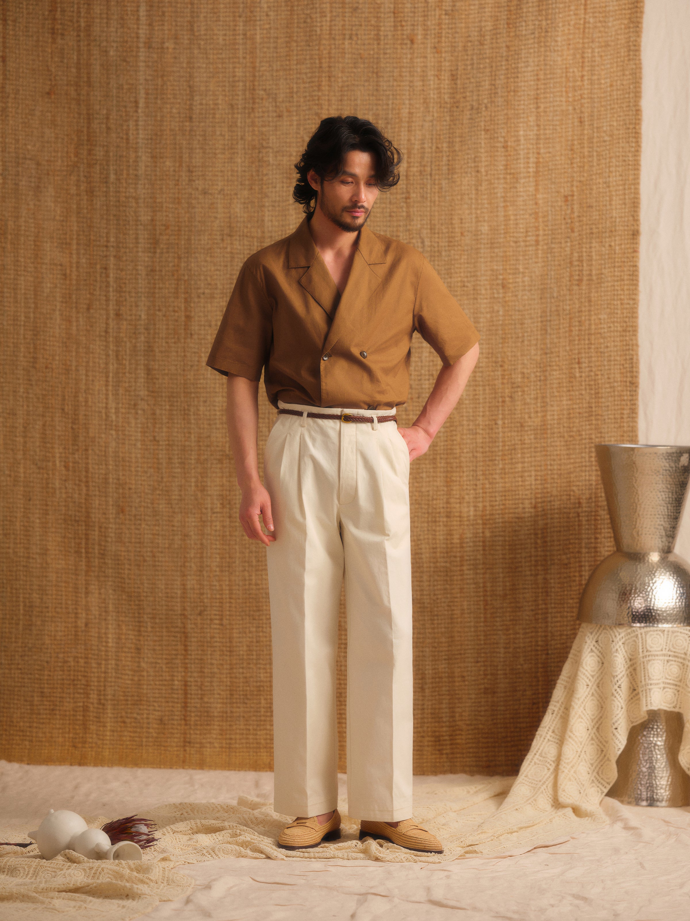 Straight-Leg Dress Pants - Hollywood Style