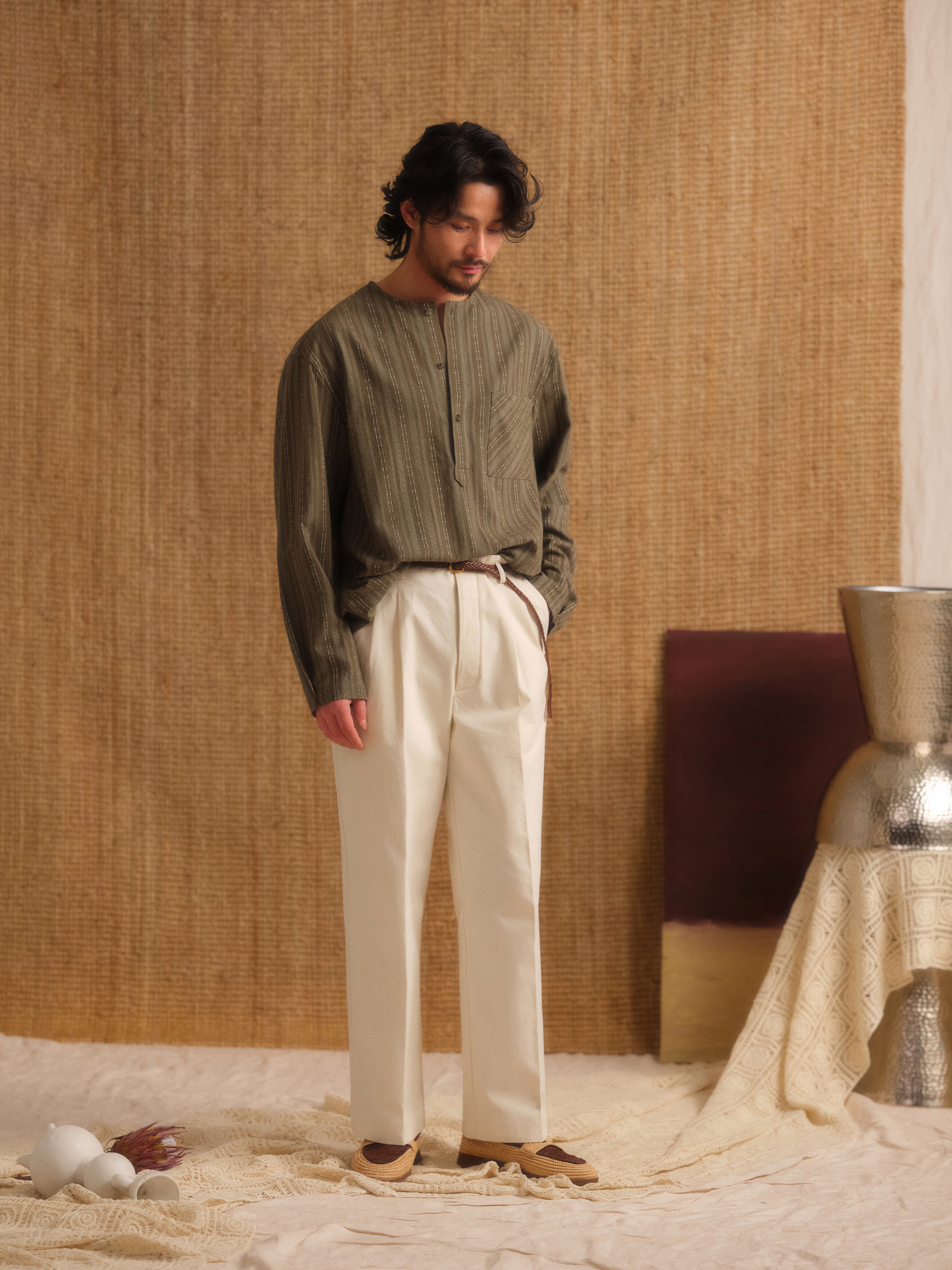 Straight-Leg Dress Pants - Hollywood Style