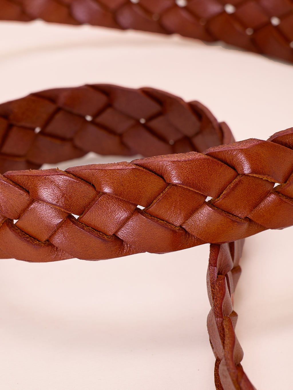 Vintage Versatile Woven Leather Belt