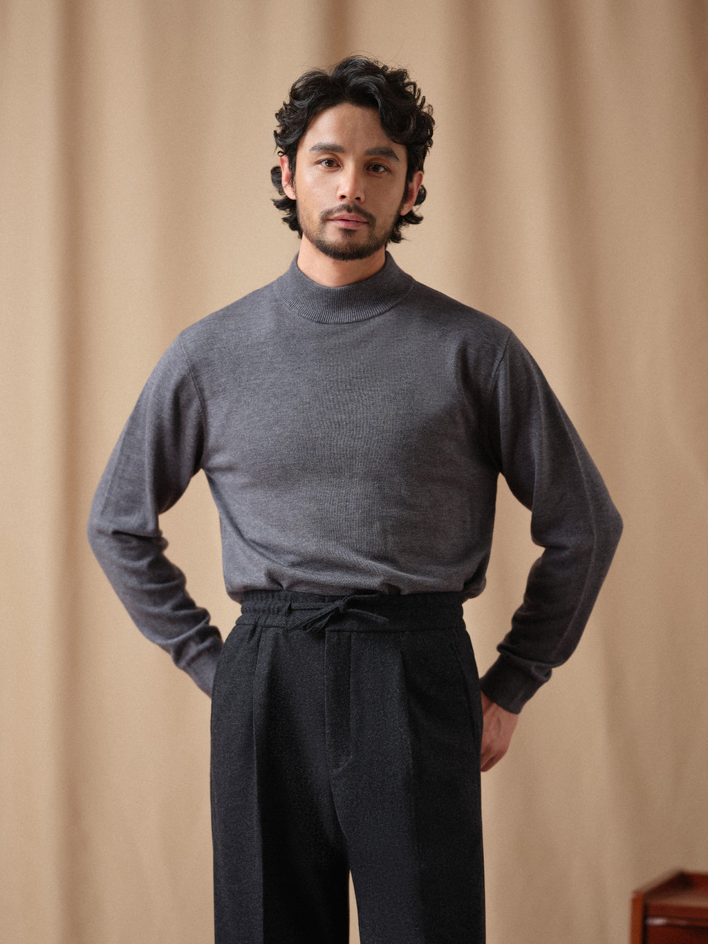 Men's 12-Gauge Lambswool Turtleneck Sweater