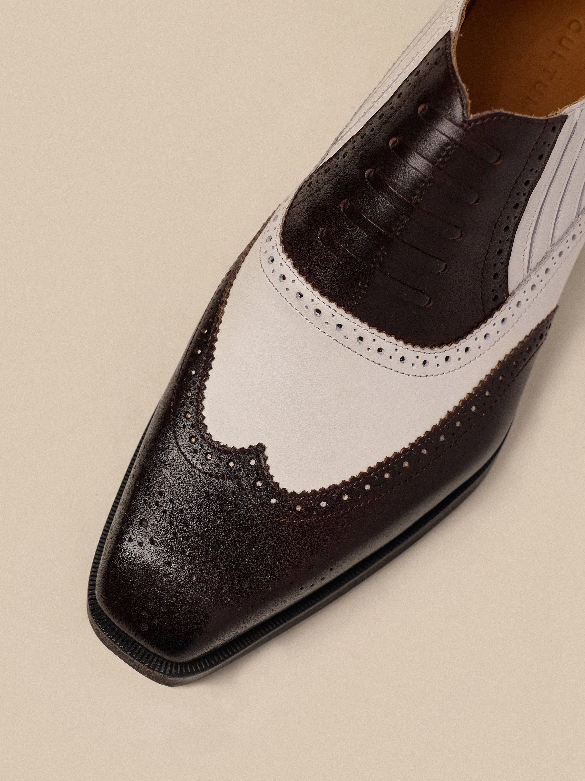 Men's Vintage Two-Tone Oxford Shoes