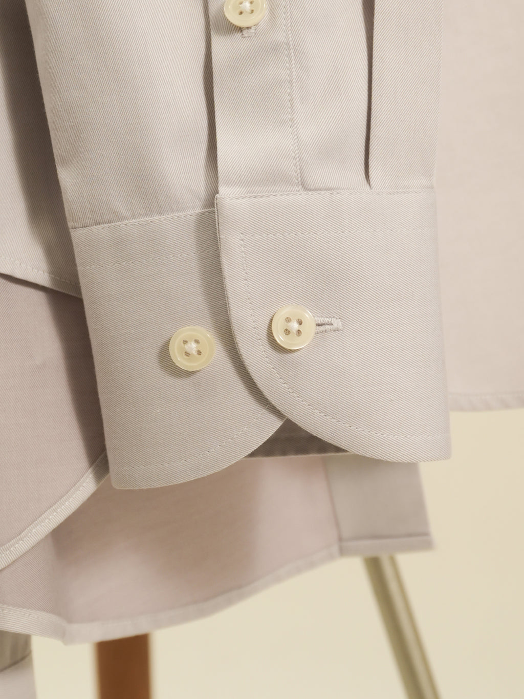 Men's Lu Thai 140s Non-Iron Long Point Collar Shirt