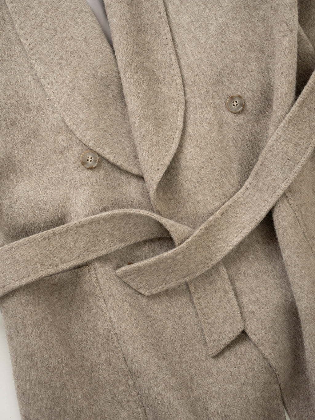 850g Thick Wool Balmacaan Overcoat