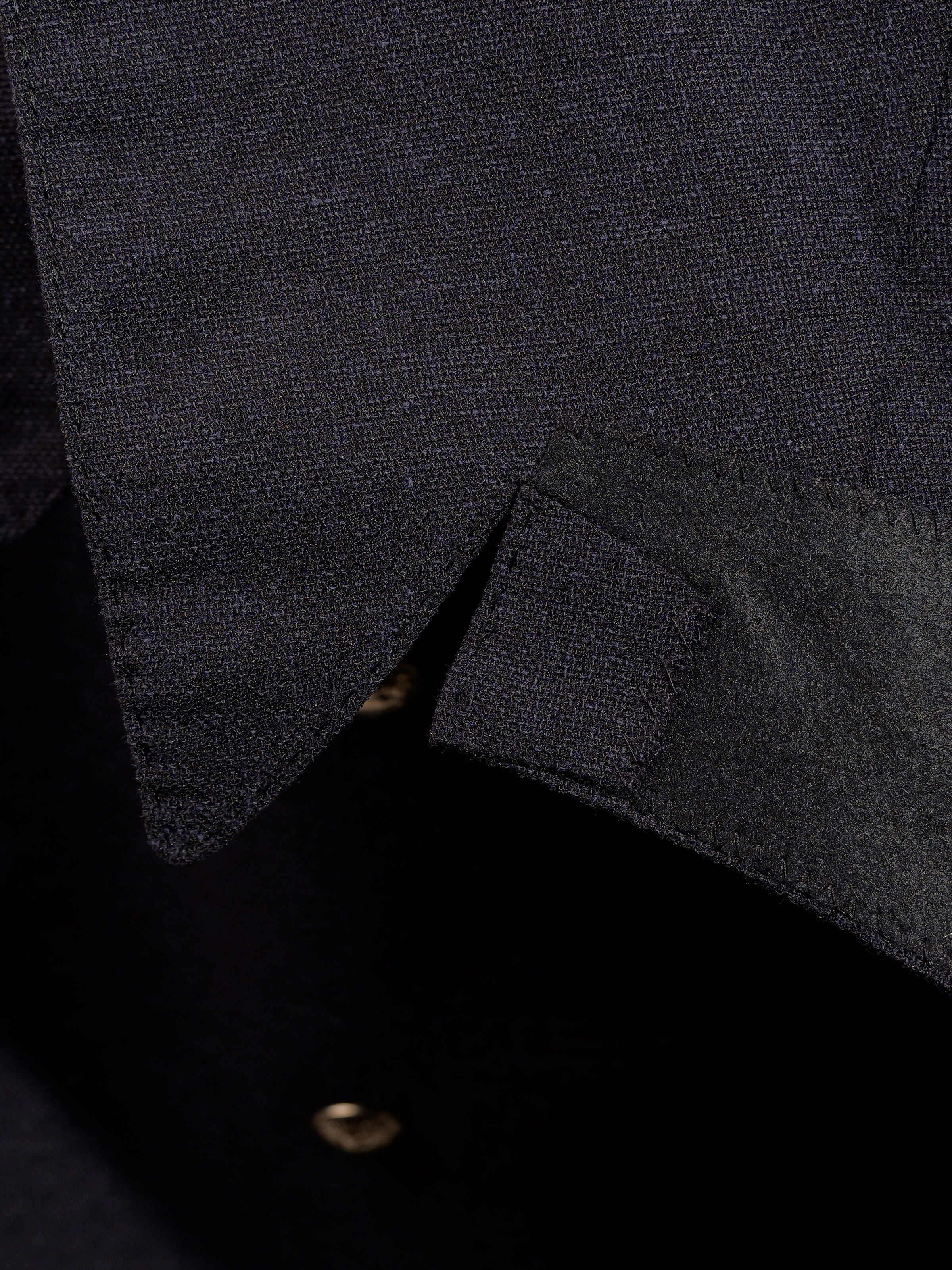 Men's Breathable Linen Blend Double-Breasted Blazer